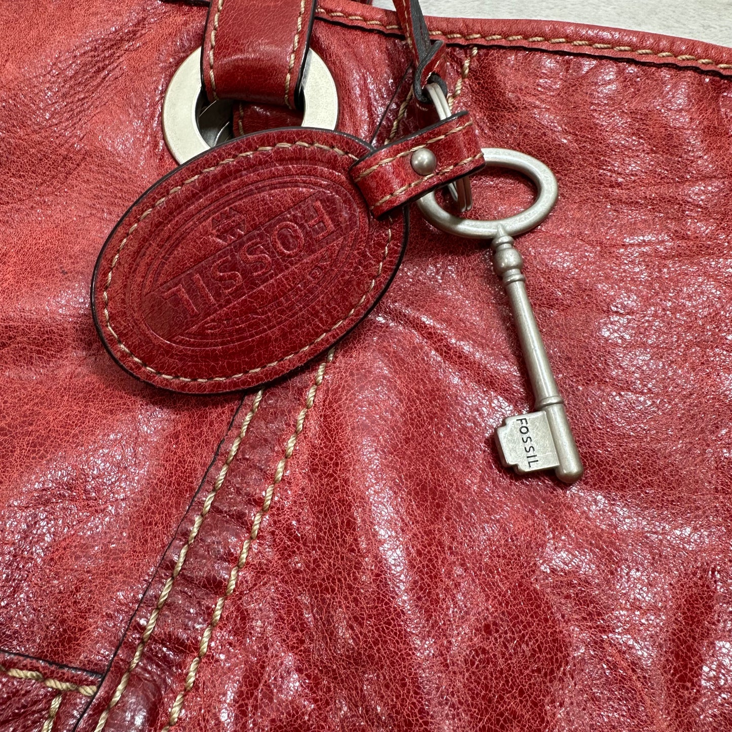 Handbag By Fossil, Size: Large