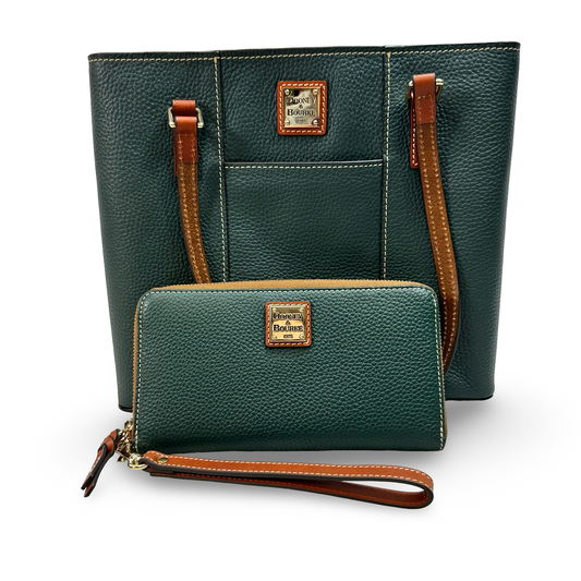 Lexington tote Handbag & wallet Designer By Dooney And Bourke, Size: Medium