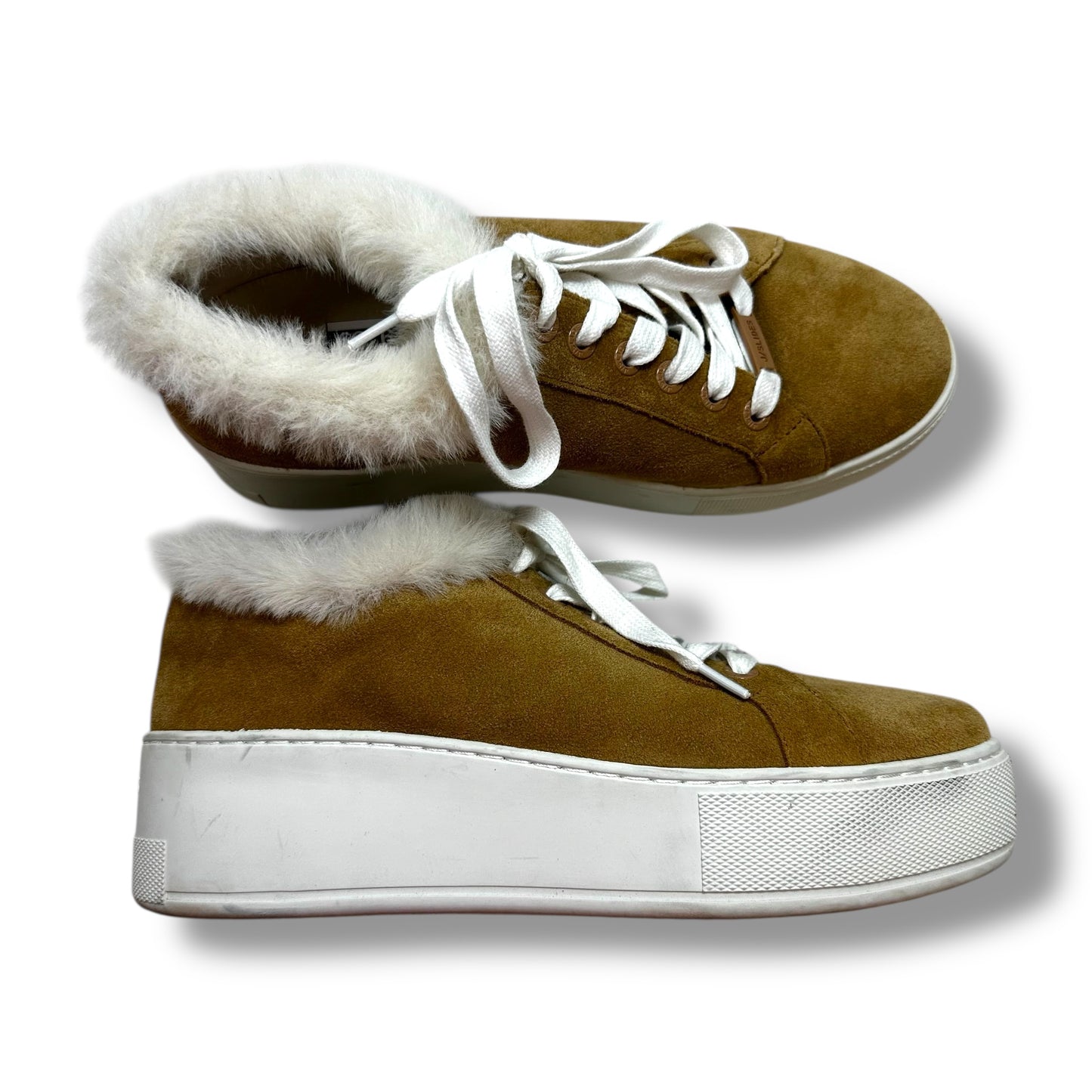 Shoes Sneakers By J Slides In Brown, Size: 7