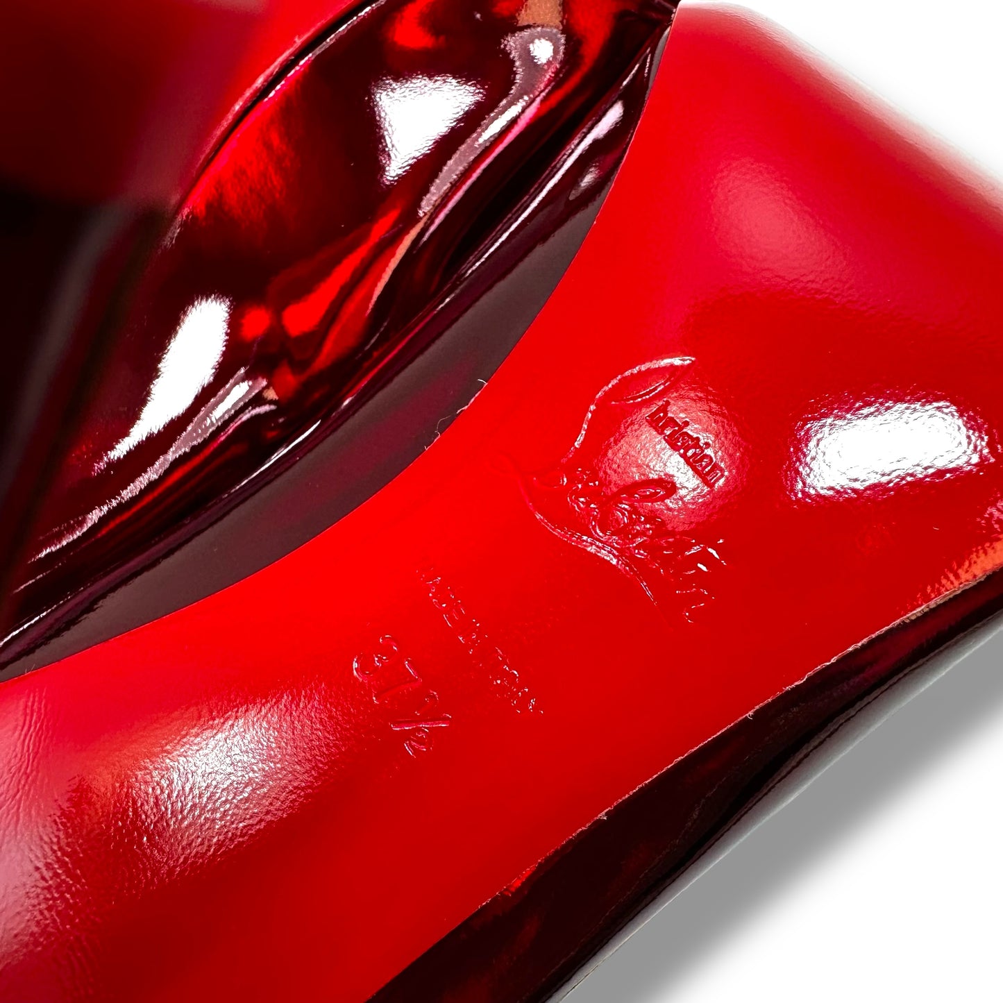 Shoes Luxury Designer By Christian Louboutin In Red, Size: 37.5