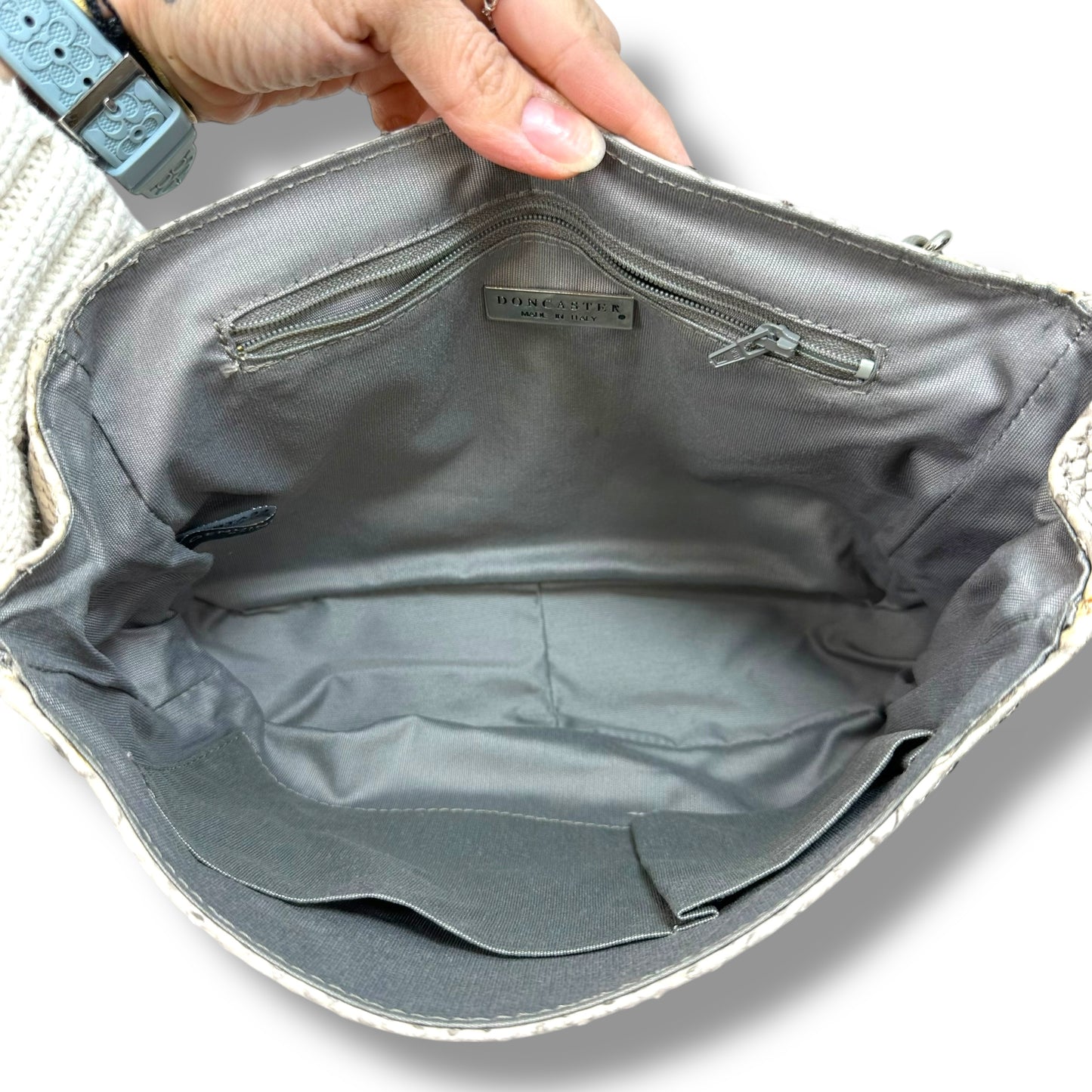 Handbag Designer By Doncaster, Size: Small