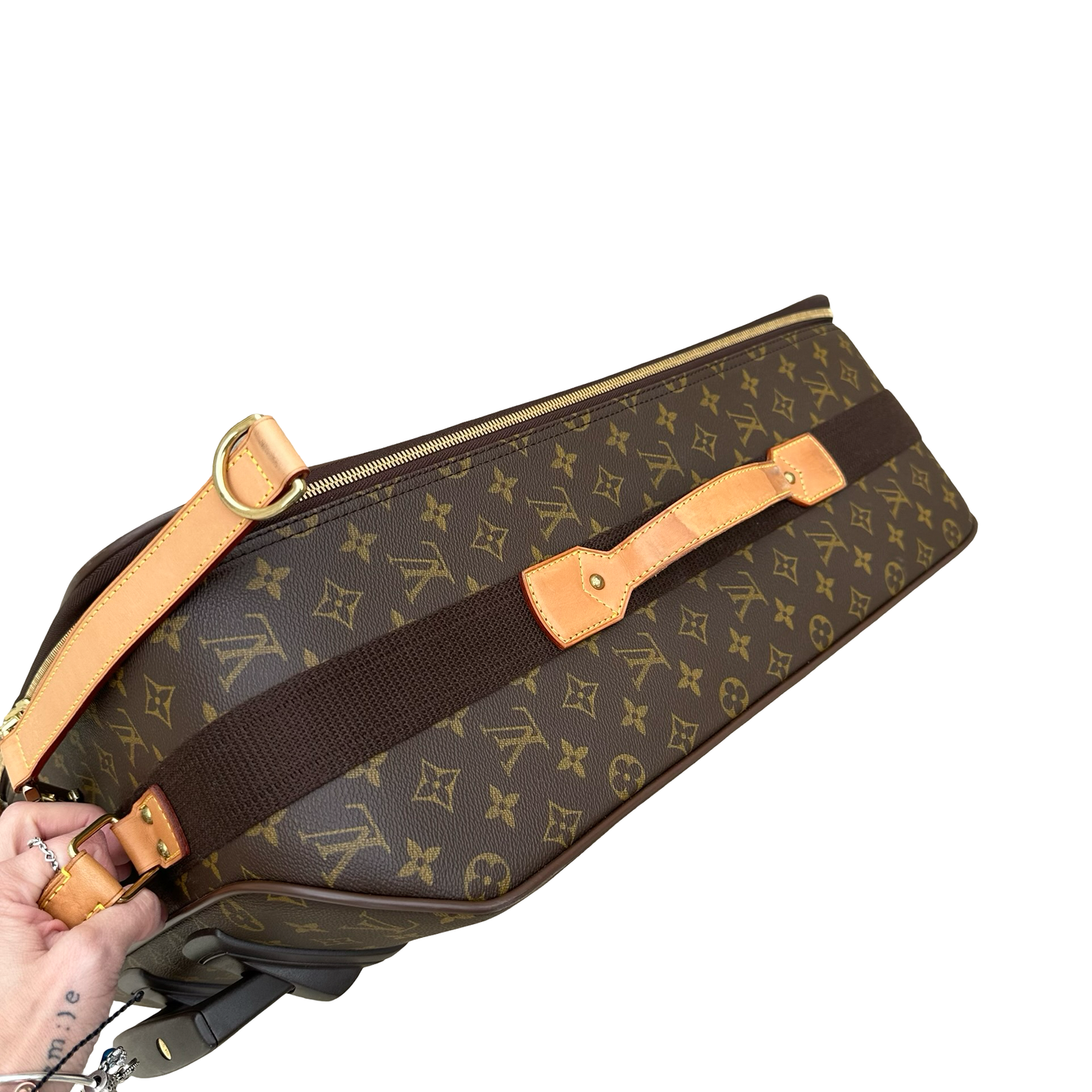 REDUCED/Final Sale: Monogram Luggage rolling suitcase Luxury Designer By Louis Vuitton, Size: Medium IN STORE PICK UP