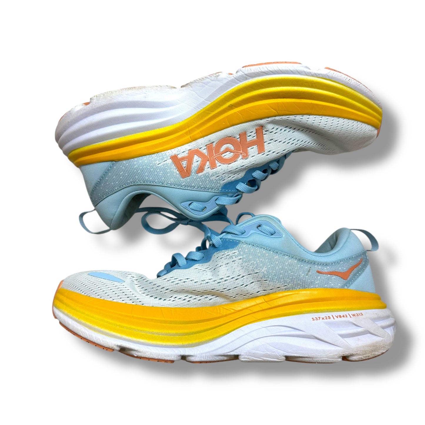 Shoes Sneakers By Hoka In Blue, Size: 9