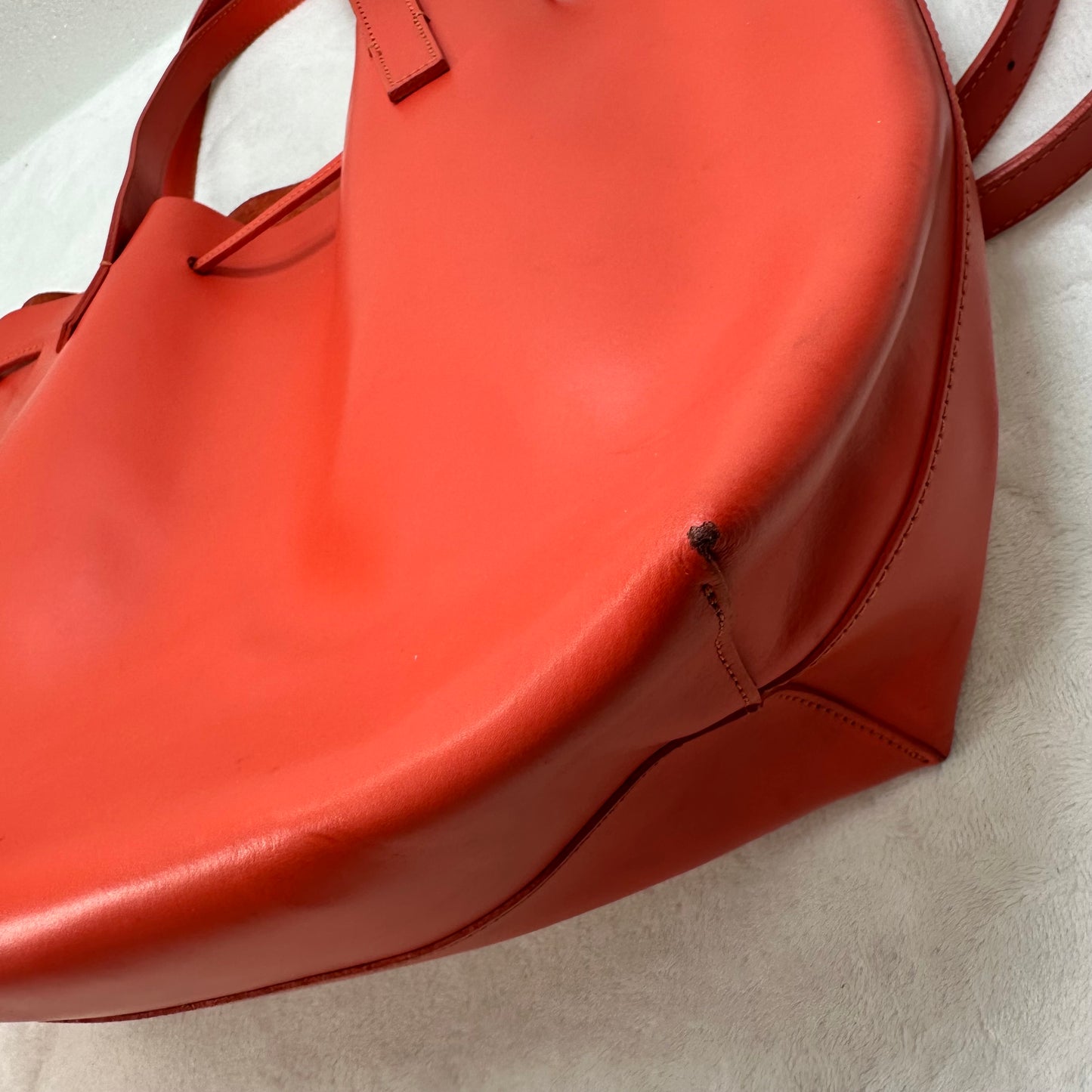 Handbag Leather By LANCASTER, Size: Medium