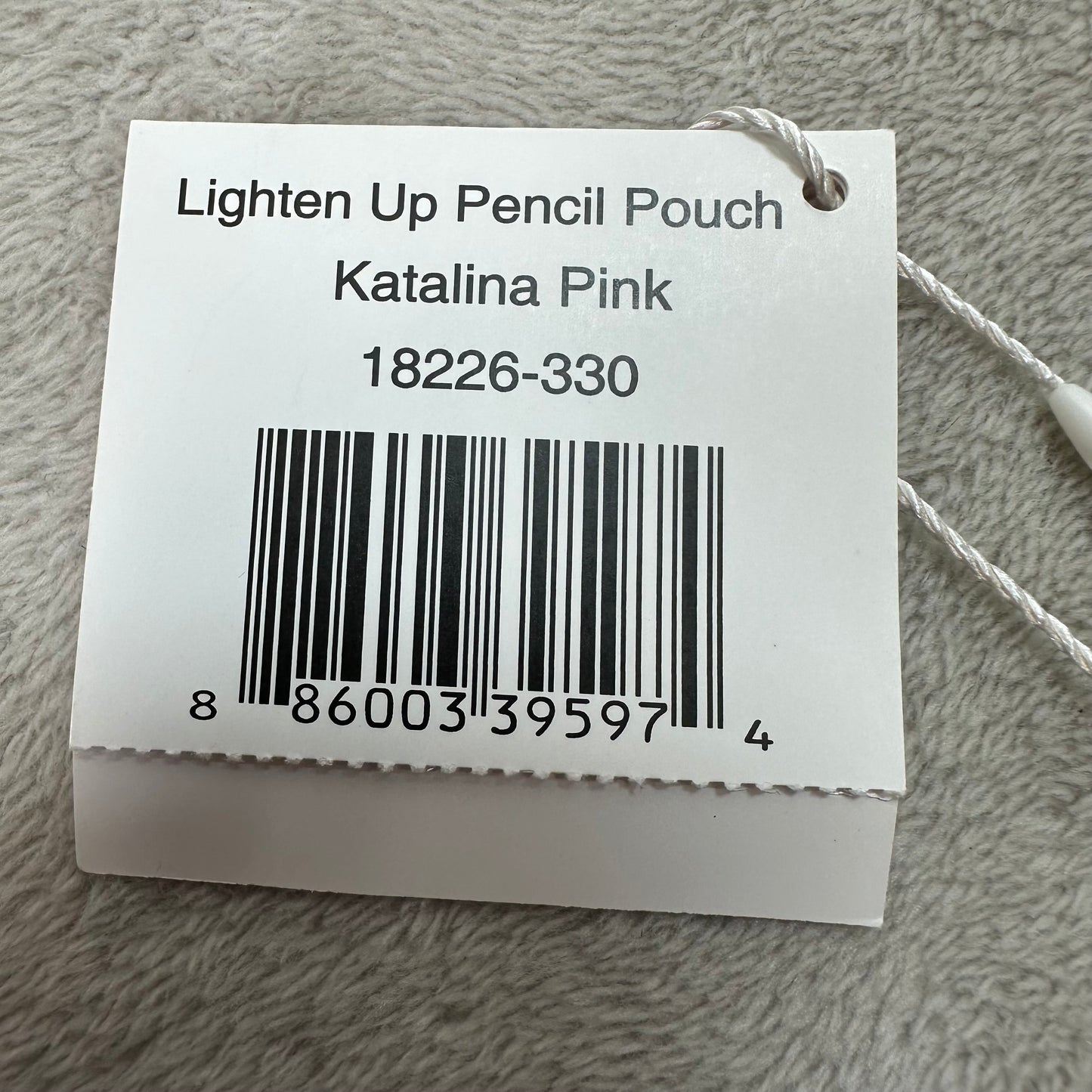 Lighten Up Pencil Pouch in Katalina Pink By Vera Bradley, Size: Large