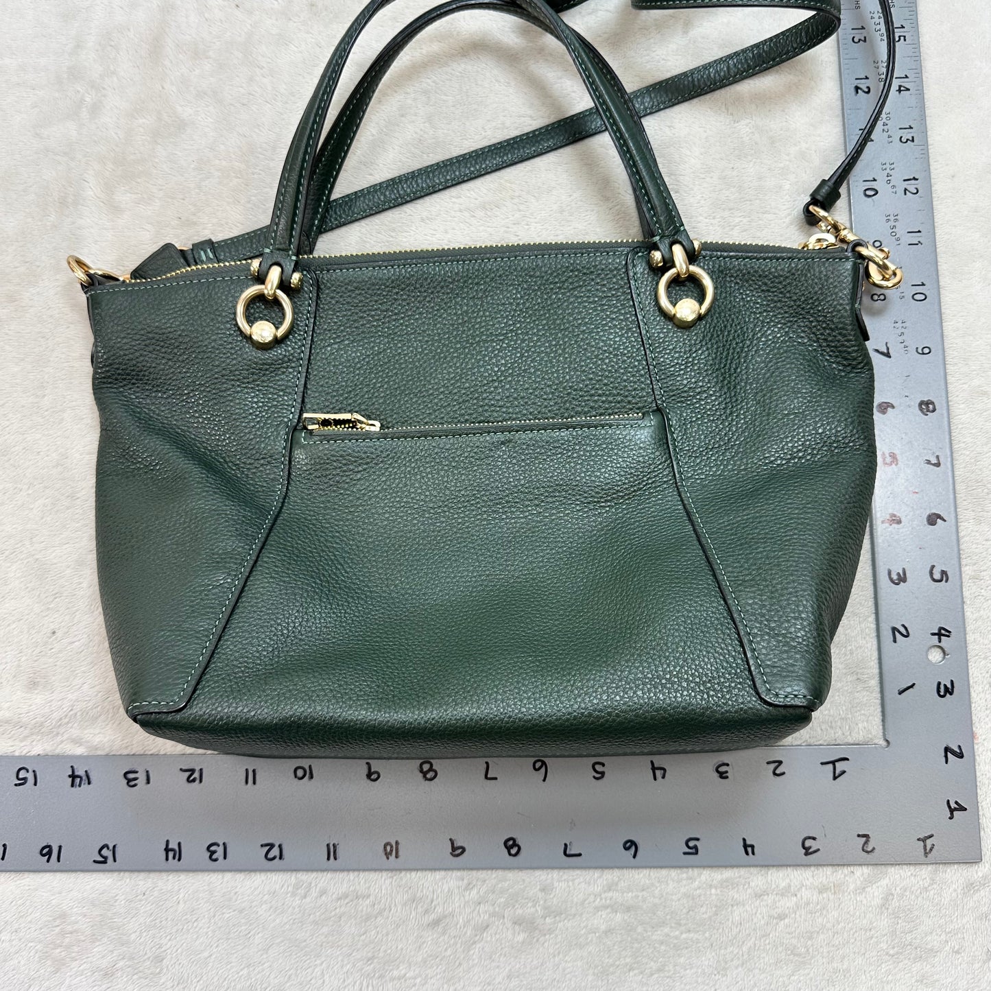Kacey Satchel Handbag Designer By Coach, Size: Medium