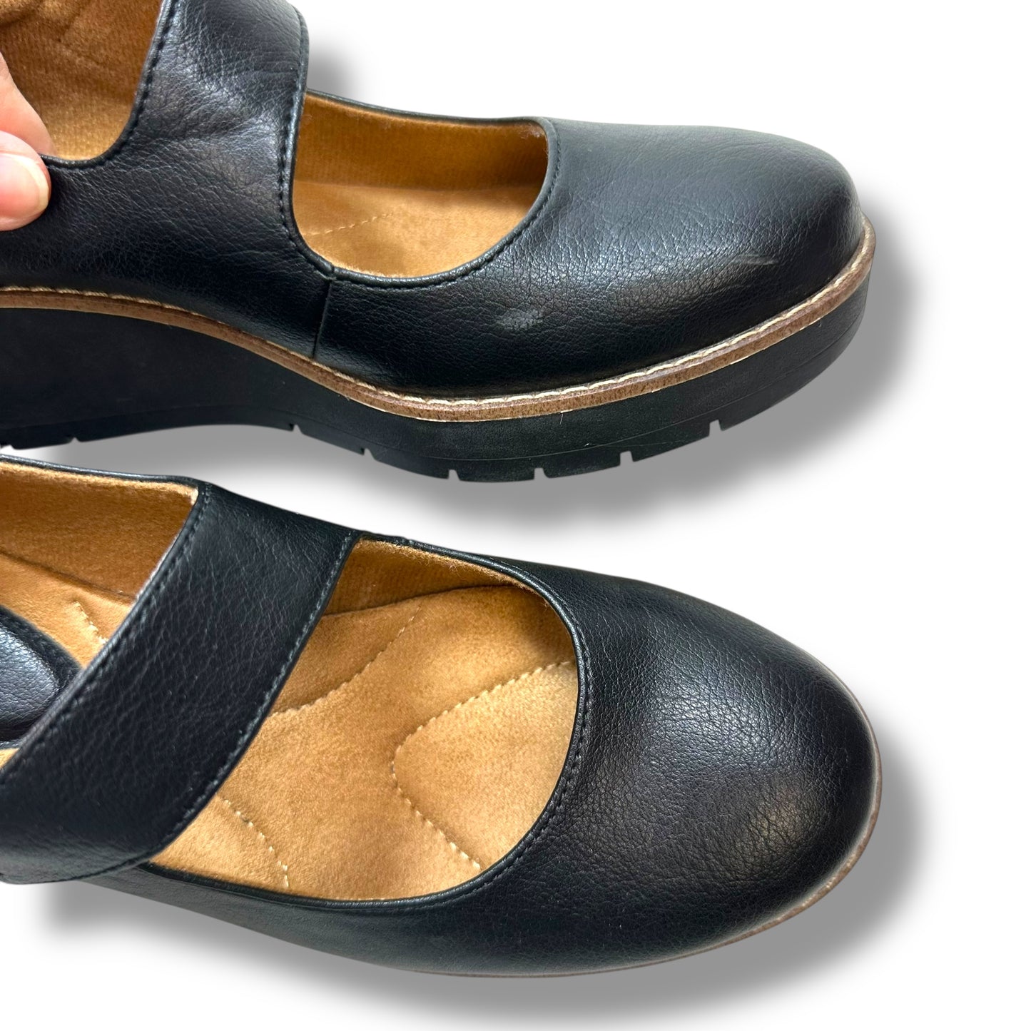 Shoes Heels Platform By Sofft In Black, Size: 9