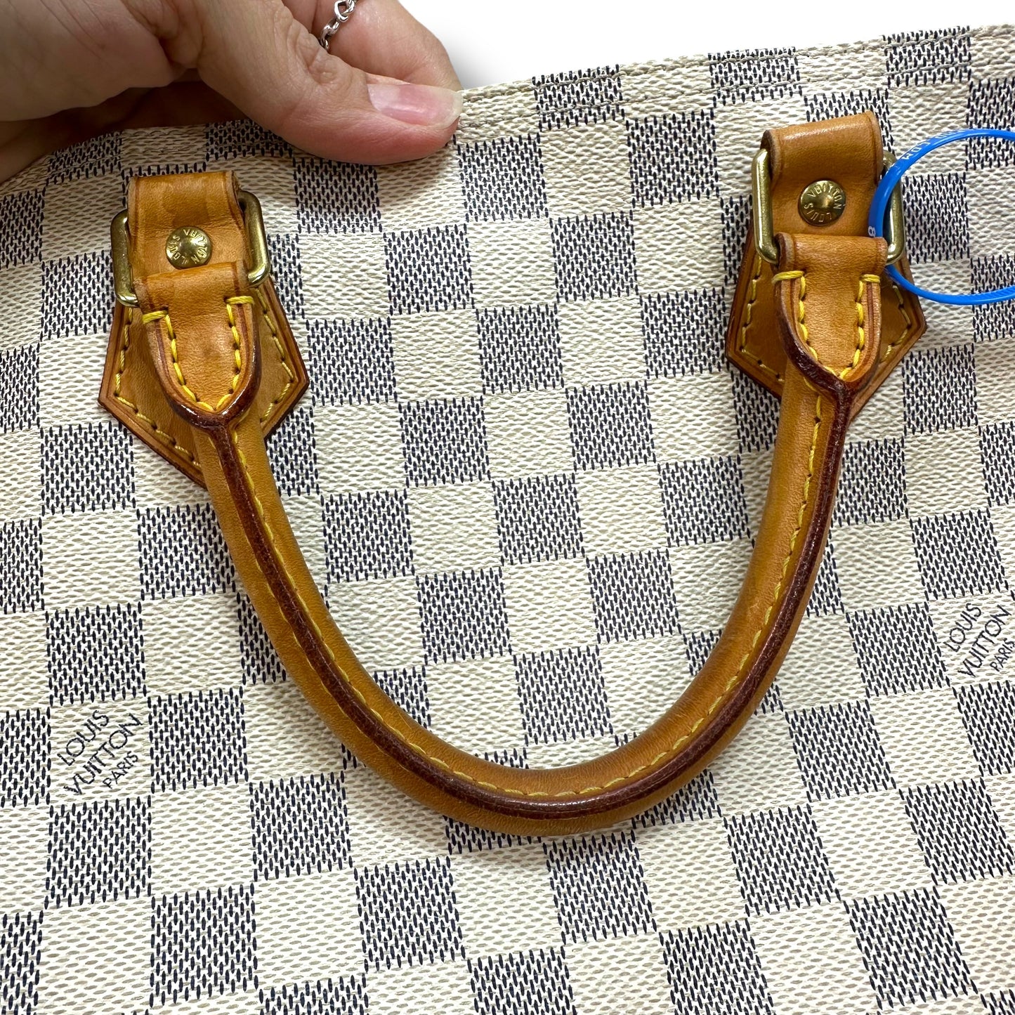 Speedy 35 Handbag Luxury Designer By Louis Vuitton, Size: Large