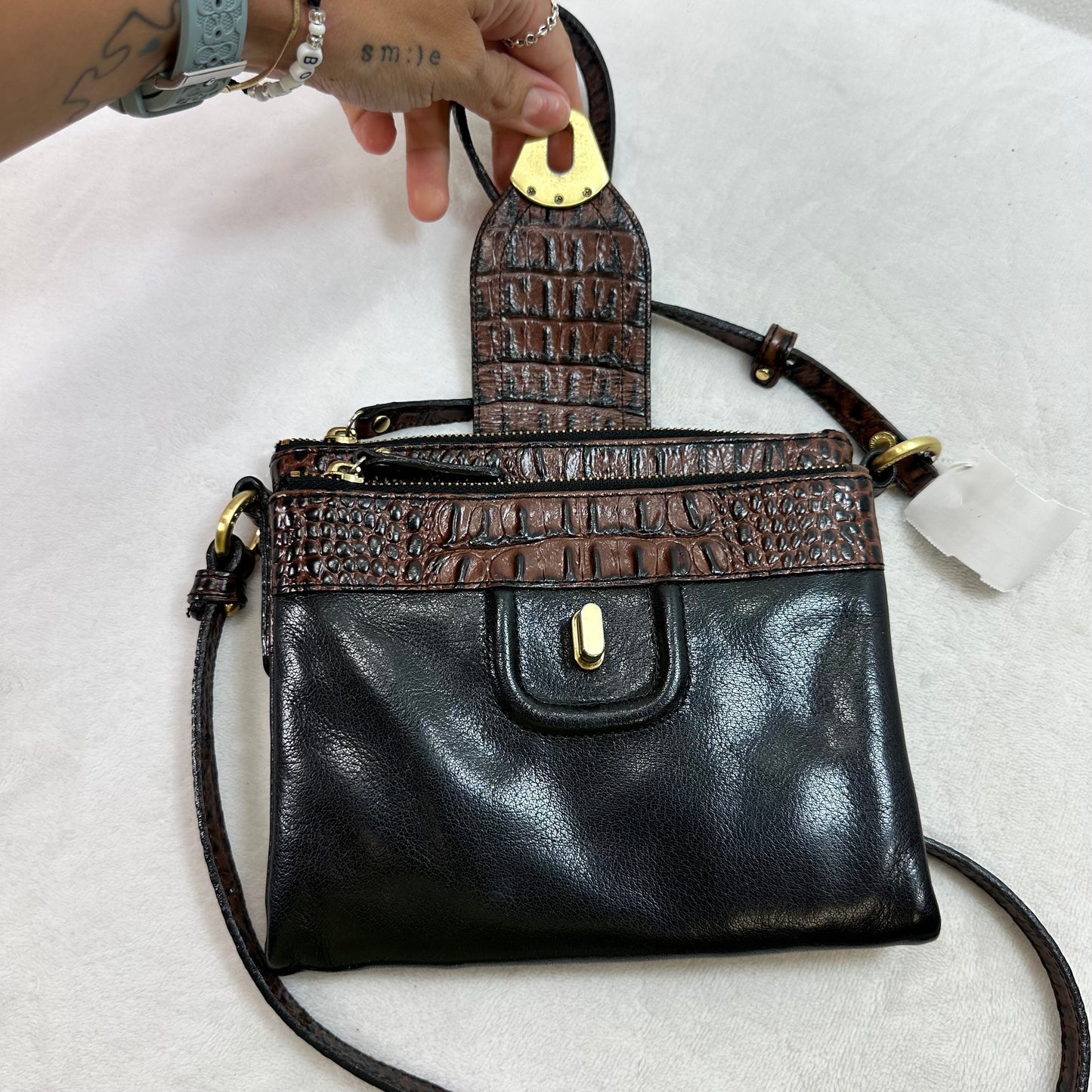 Crossbody Designer By Brahmin, Size: Small