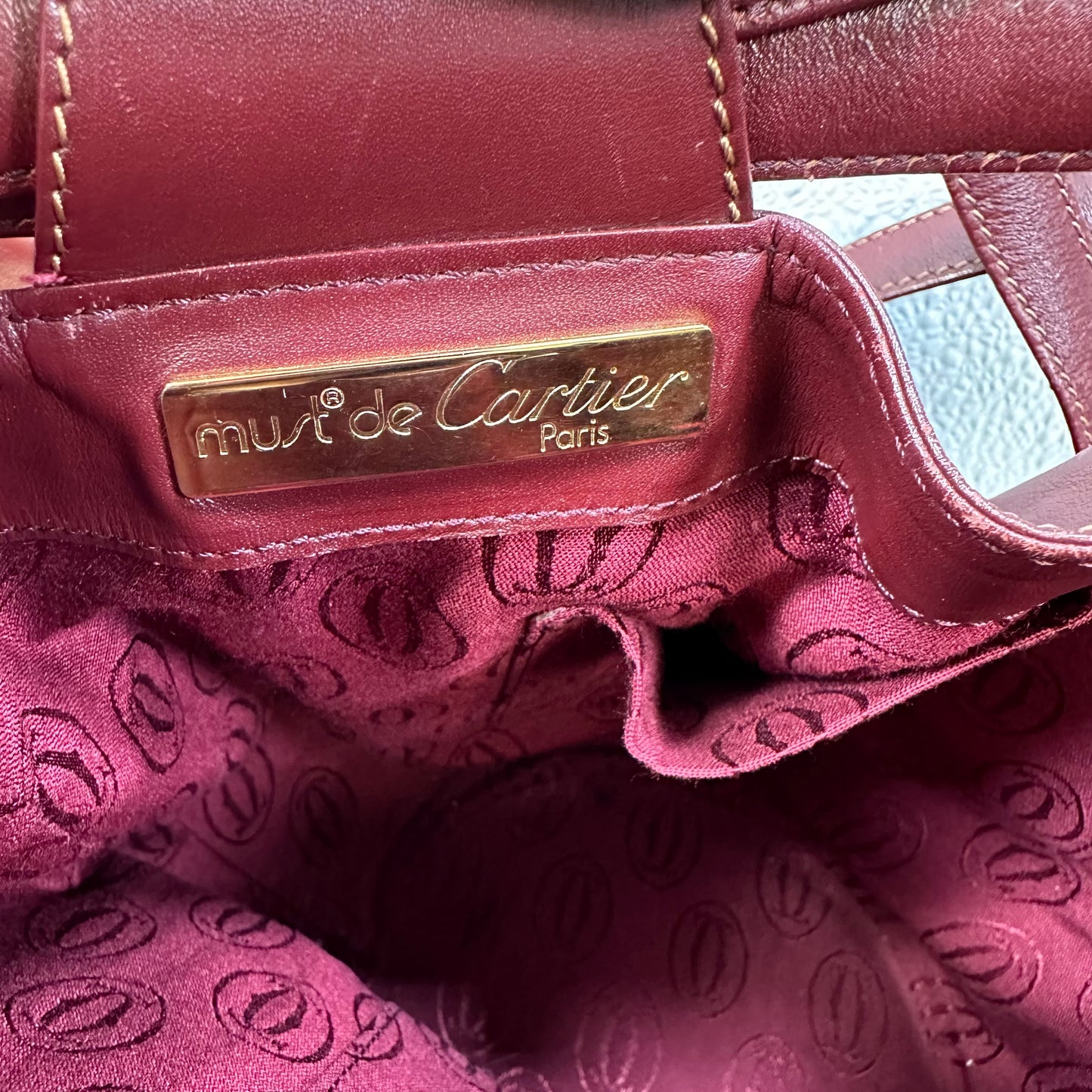 Handbag Designer By Cartier  Size: Medium PRICE REDUCED- FINAL SALE