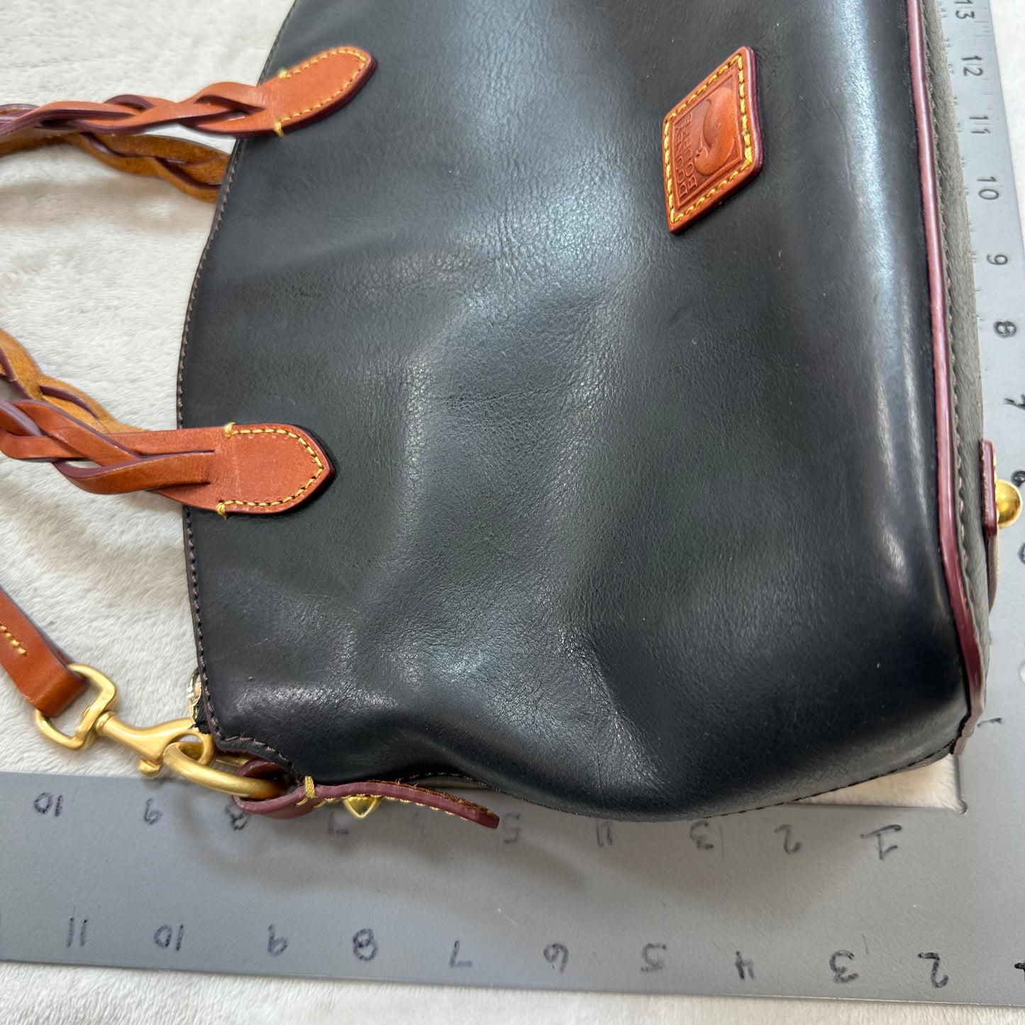 Satchel Handbag Designer By Dooney And Bourke, Size: Medium