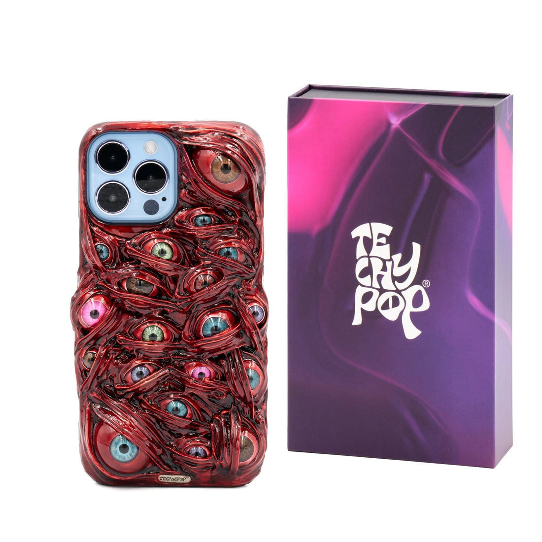 Bloody Eyeball Handmade iPhone 16 Case By Techypop