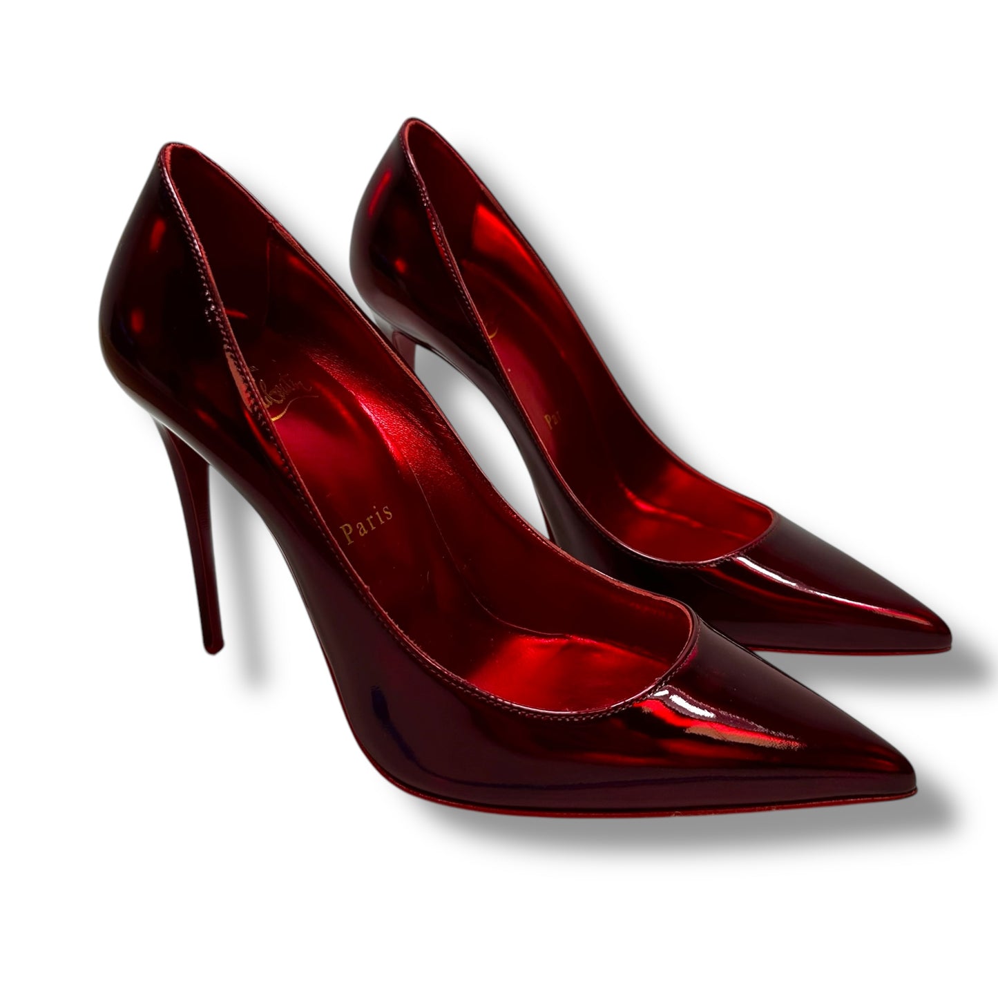 Shoes Luxury Designer By Christian Louboutin In Red, Size: 37.5