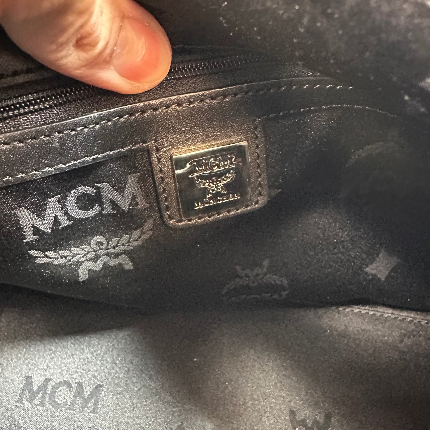 Handbag Luxury Designer By Mcm, Size: Small