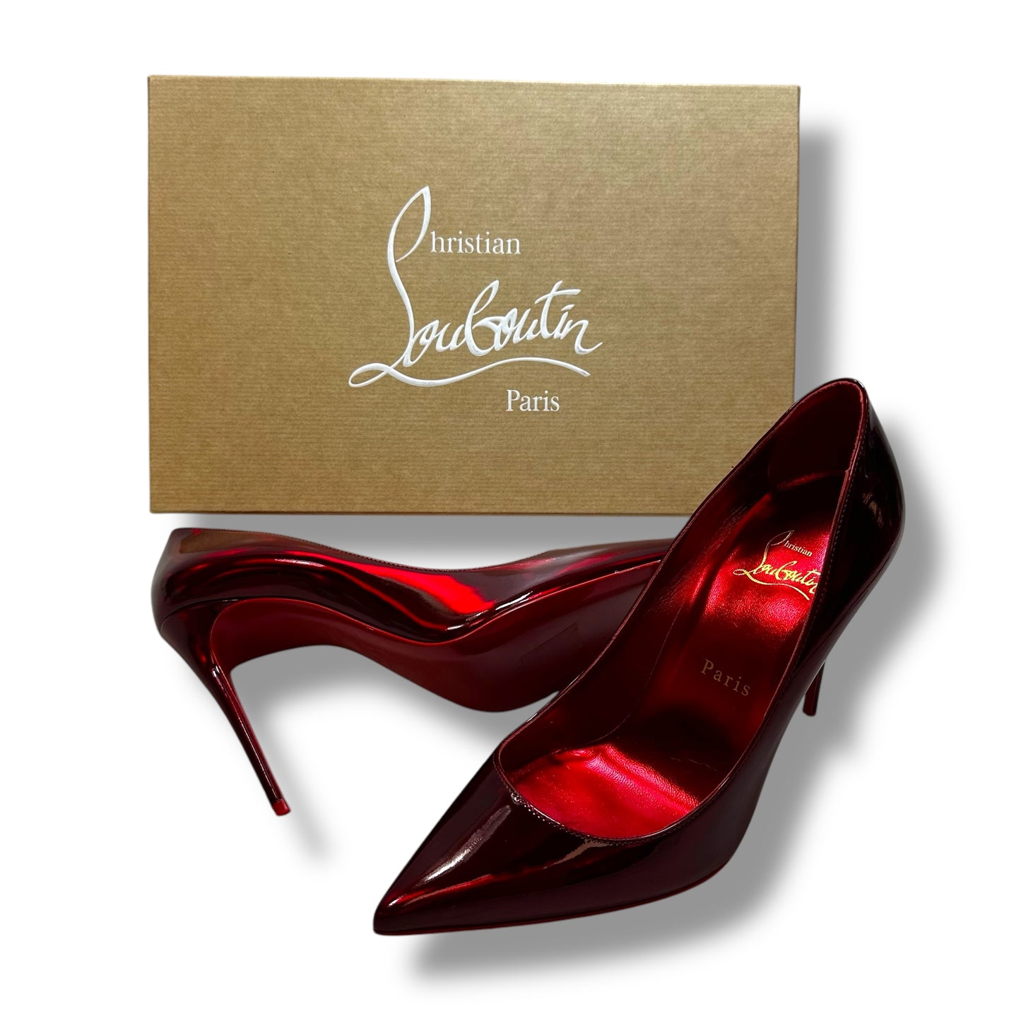 Shoes Luxury Designer By Christian Louboutin In Red, Size: 37.5