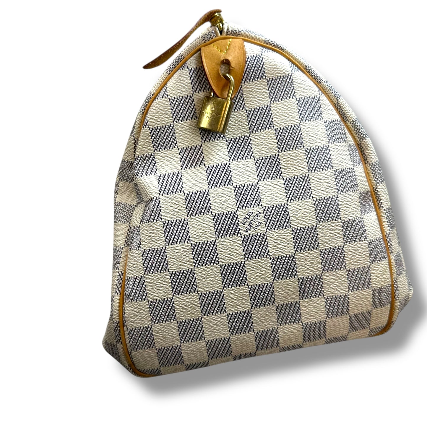 Speedy 35 Handbag Luxury Designer By Louis Vuitton, Size: Large