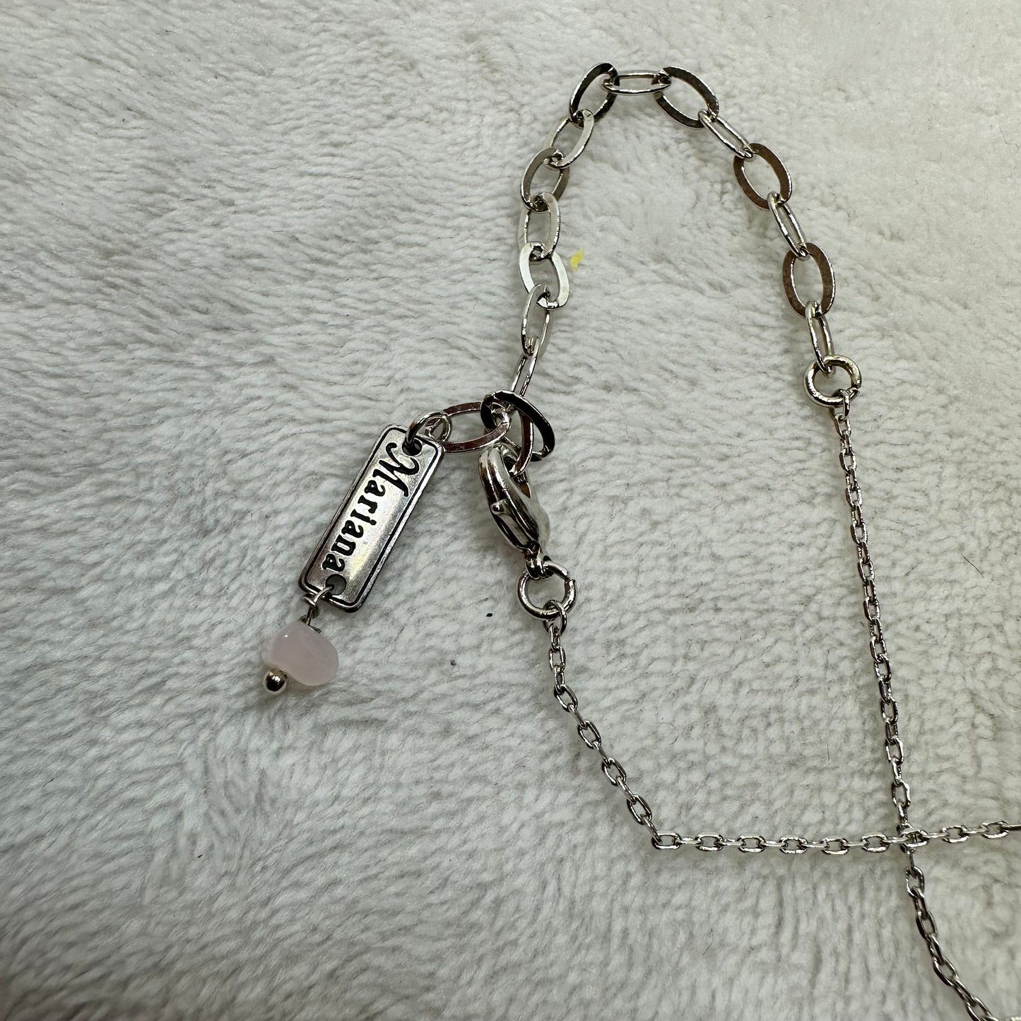 Silver necklace By Mariana, Size: