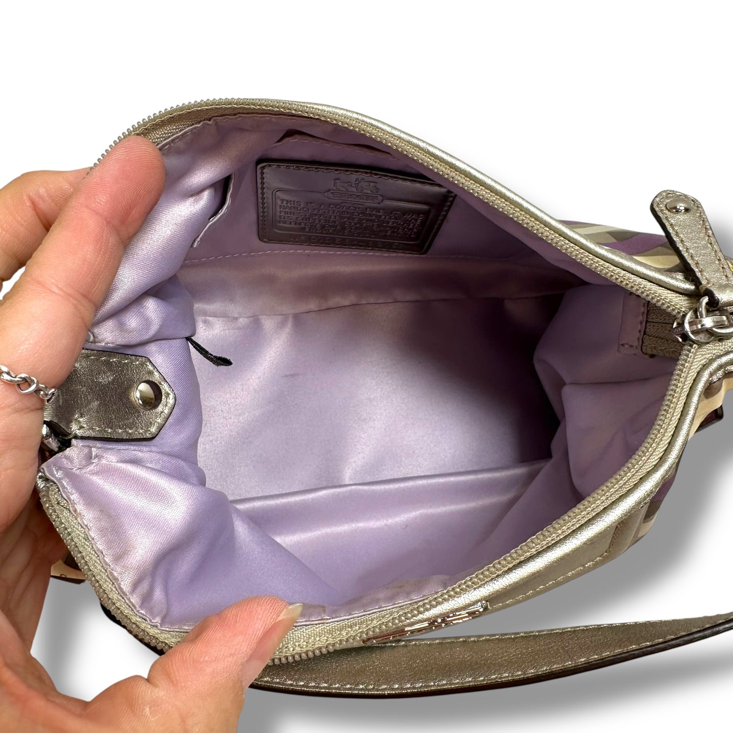Y2k Handbag Designer By Coach, Size: Small