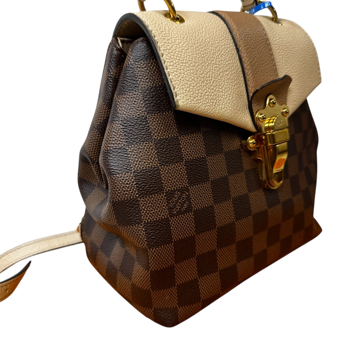 PRICE REDUCTION-FINAL SALE! Damier Ebene Clapton Backpack
Luxury Designer By Louis Vuitton, Size: Small