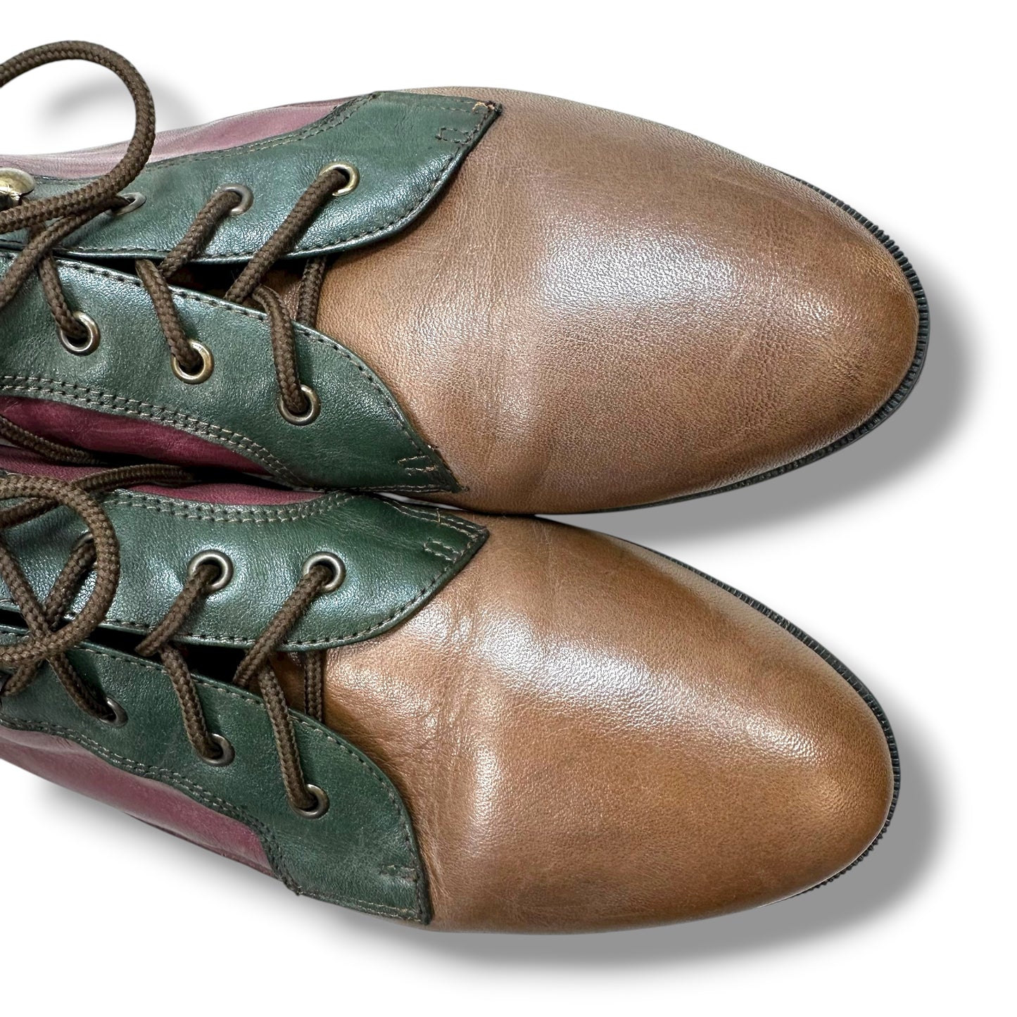 Boots Ankle Flats By Sandra Miller In Brown, Size: 10