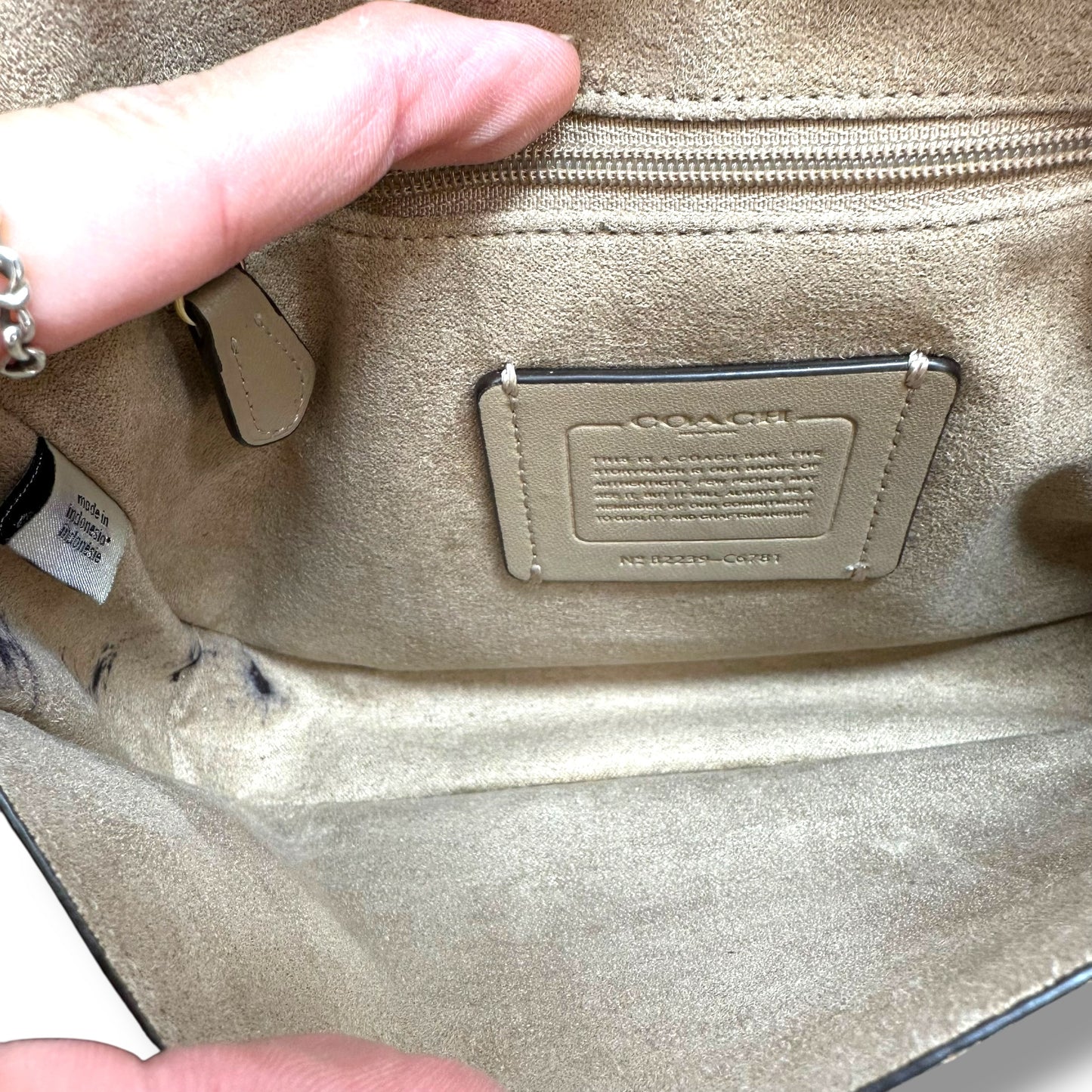 Lucy Crossbody Designer By Coach, Size: Small