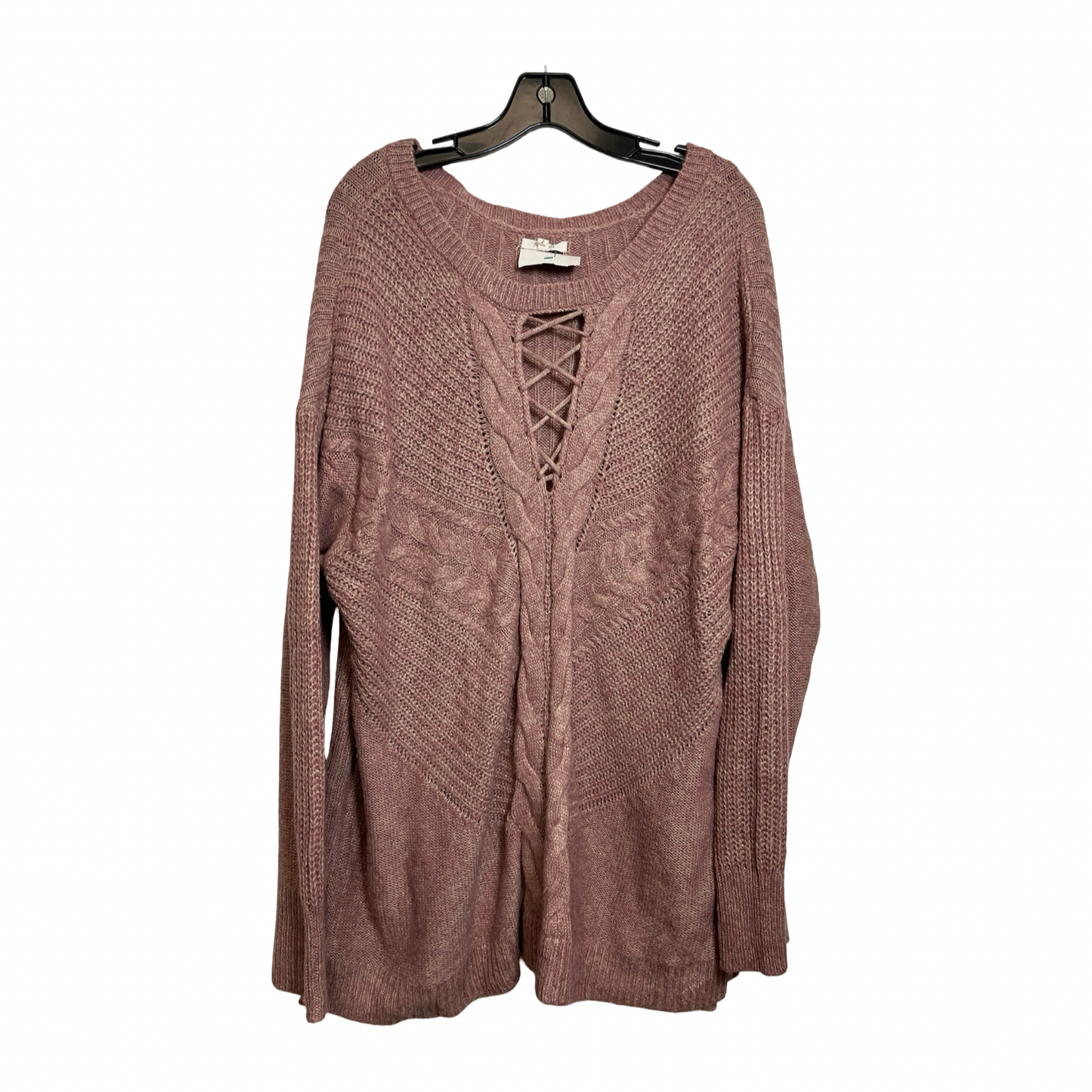 Sweater By Maurices In Pink, Size: 2x