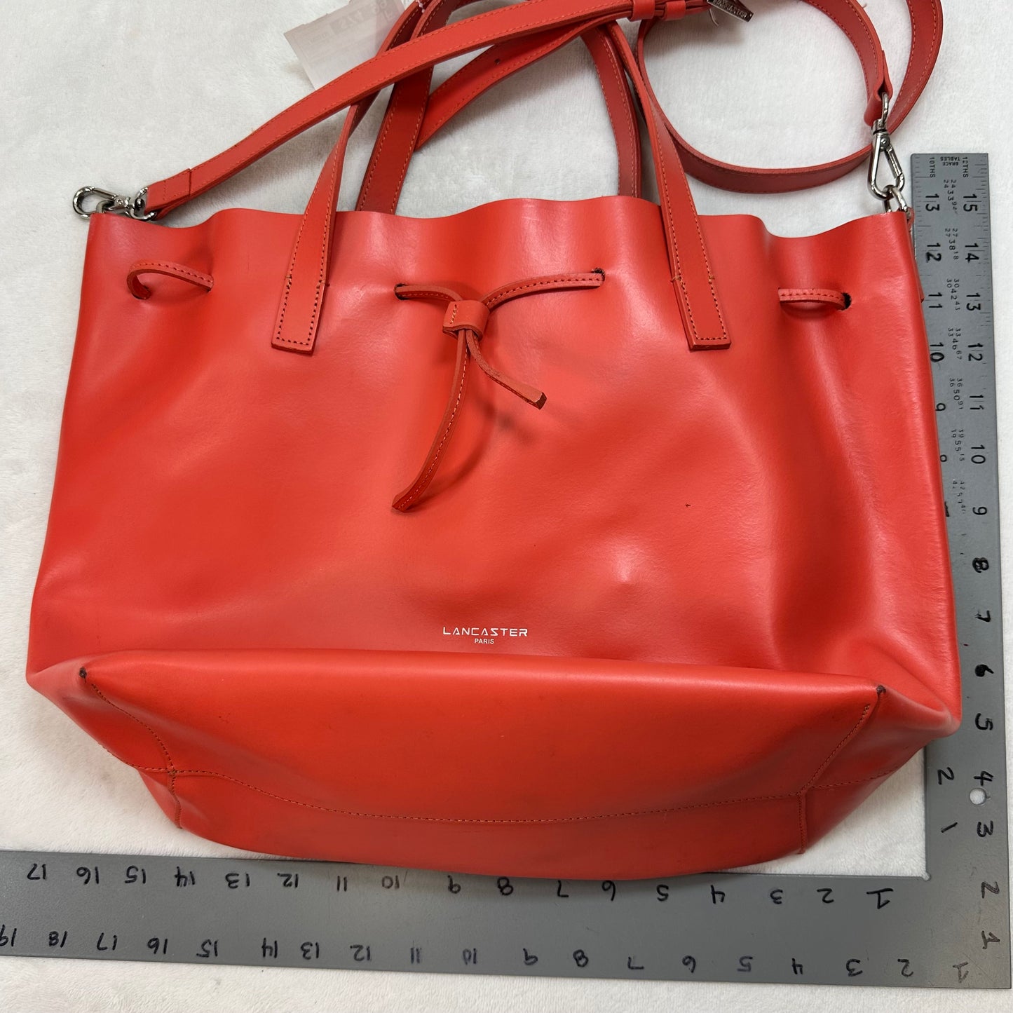 Handbag Leather By LANCASTER, Size: Medium