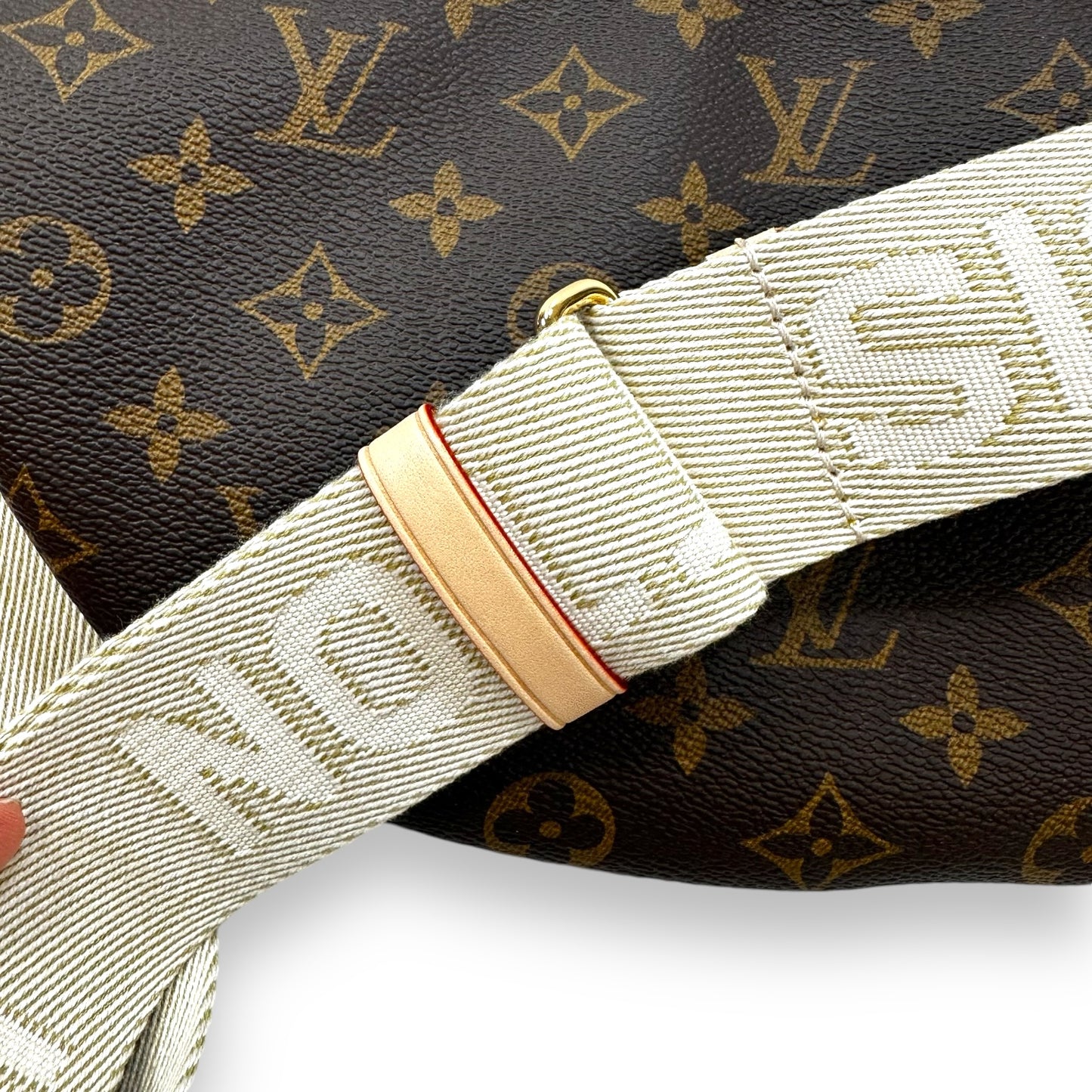 Microchipped HIGH RISE Bum bag Designer By Louis Vuitton, Size: Large