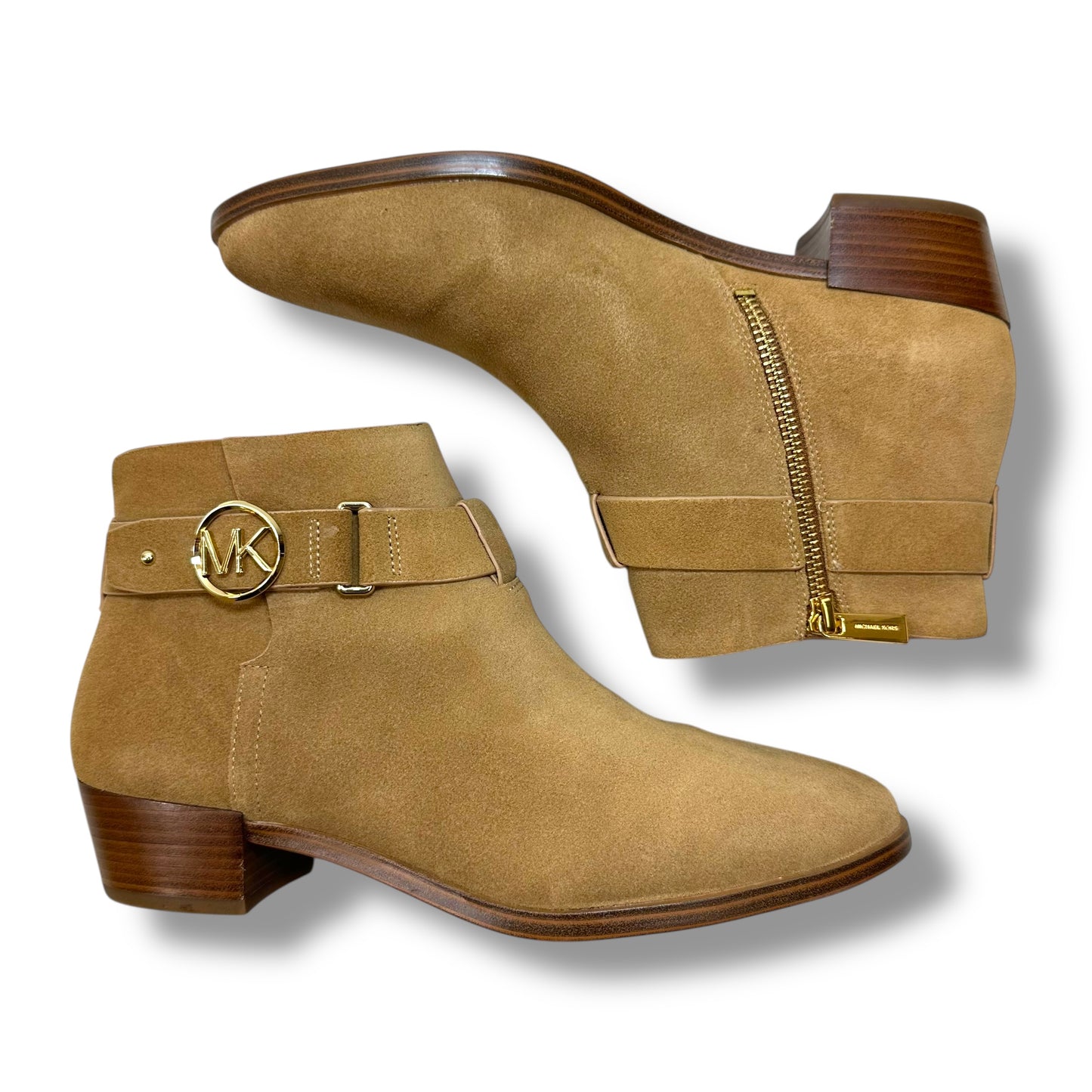 Boots Designer By Michael Kors In Tan, Size: 7.5