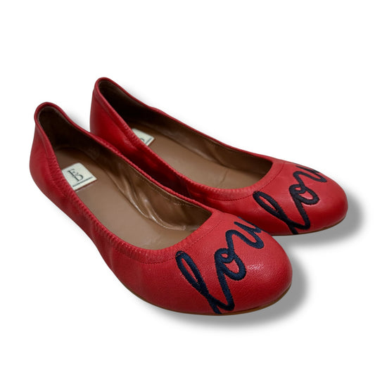 Shoes Flats By Ed Ellen Degeneres In Red, Size: 7