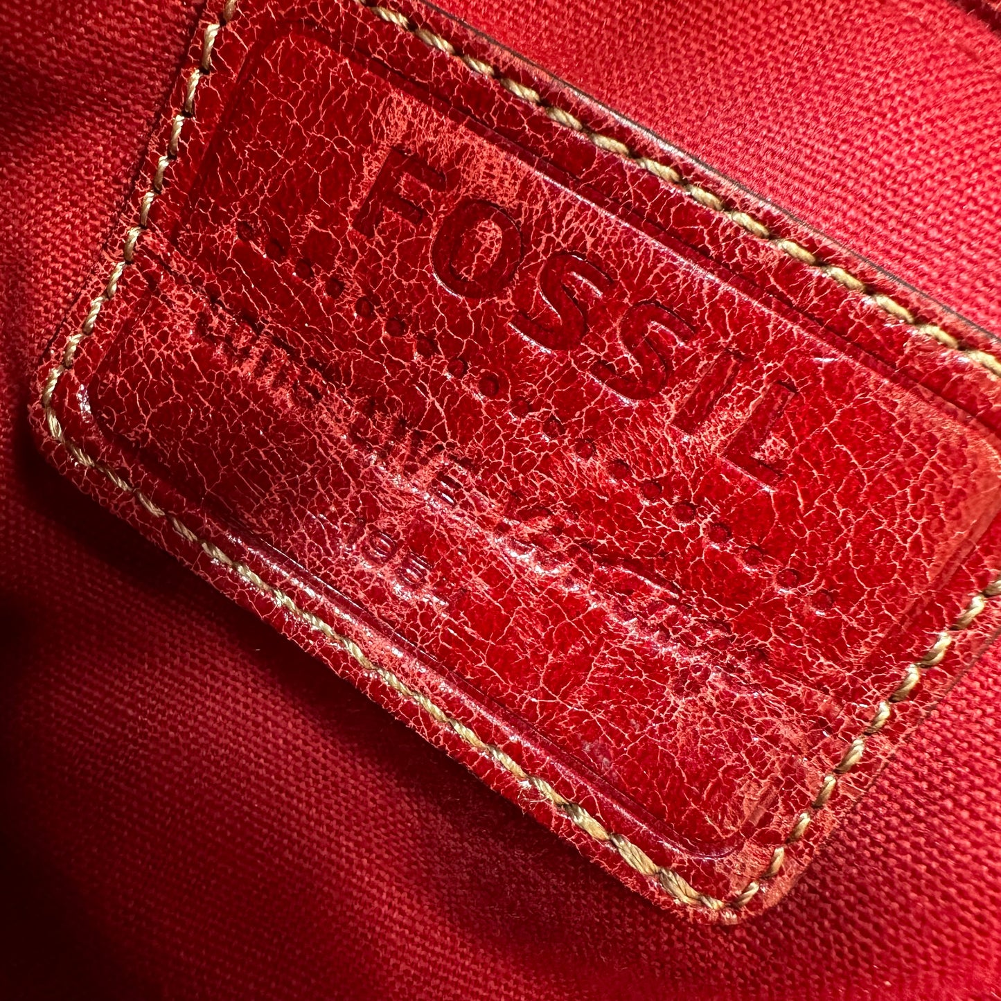 Handbag By Fossil, Size: Large