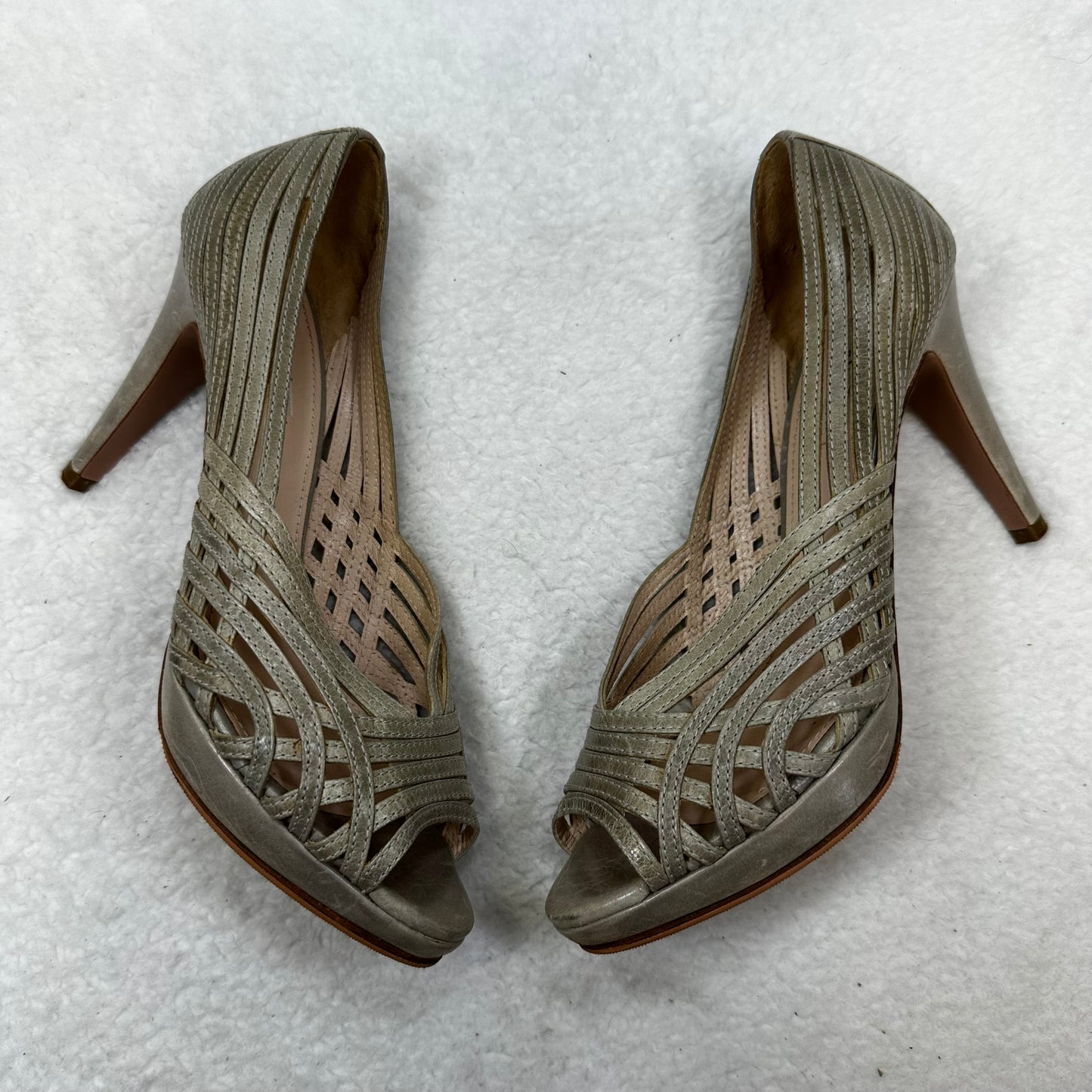 Shoes Heels Stiletto By Prada In Taupe size 39