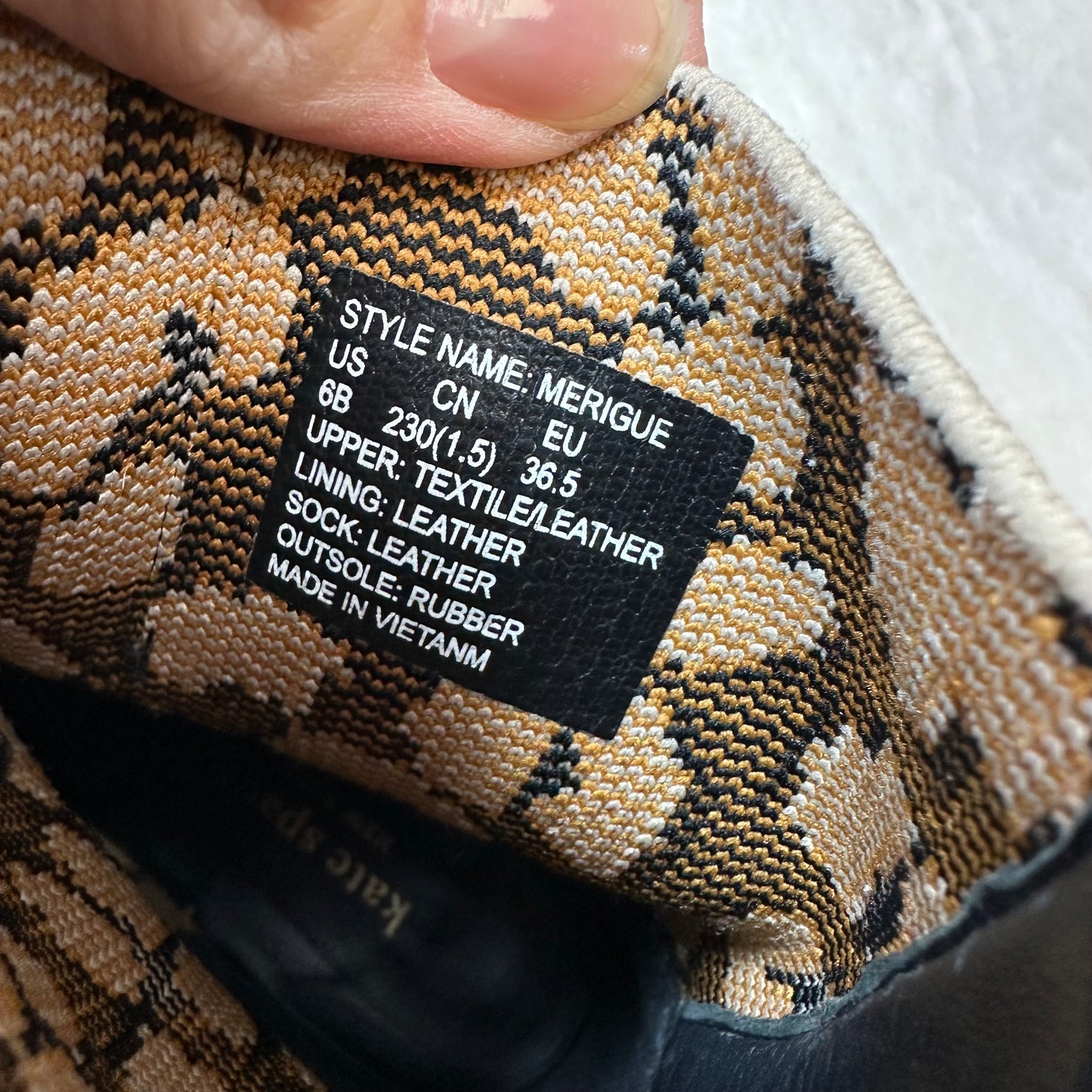 Boots Designer By Kate Spade In Animal Print, Size: 6