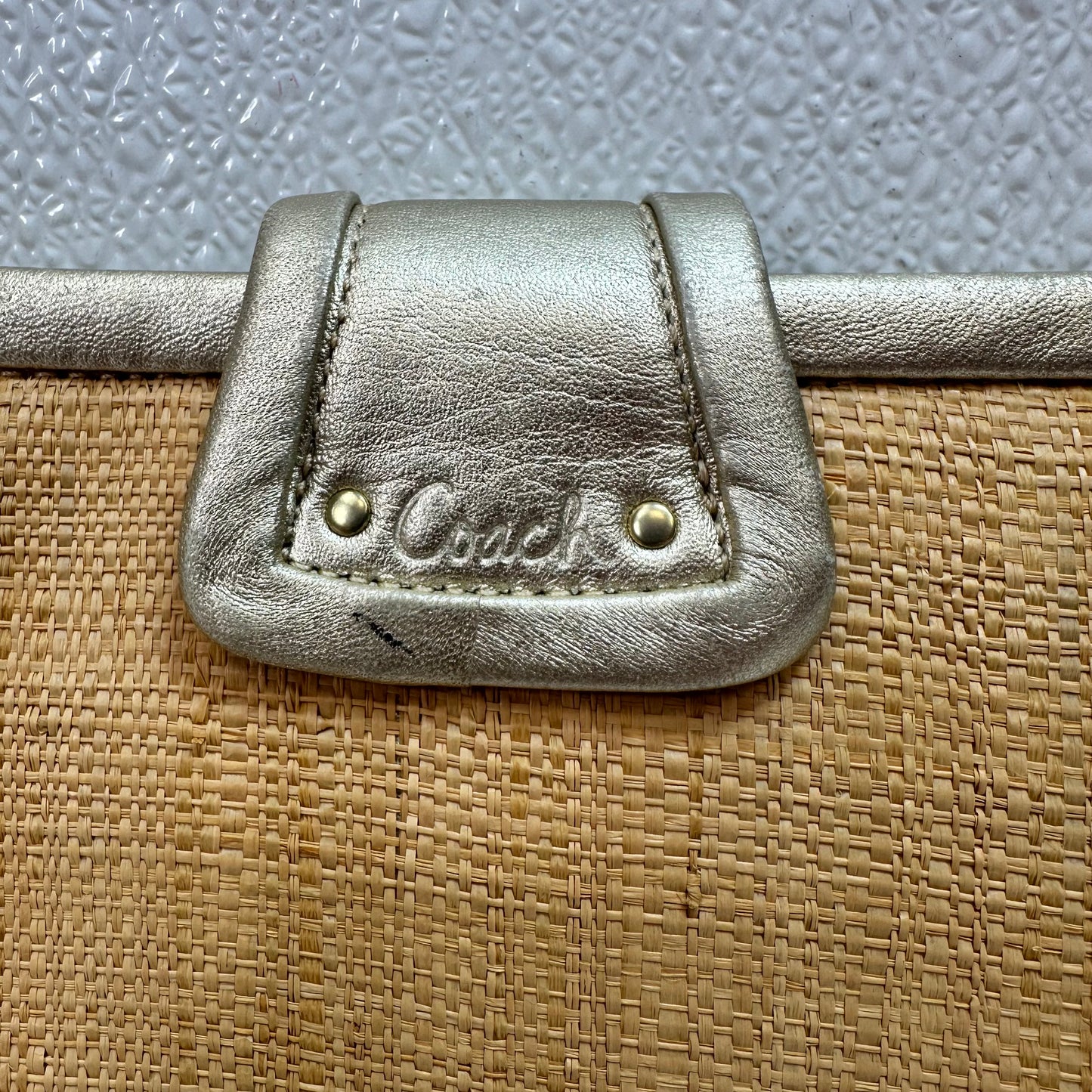 Clutch Designer By Coach, Size: Small