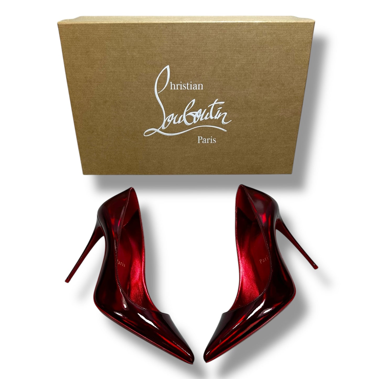 Shoes Luxury Designer By Christian Louboutin In Red, Size: 37.5
