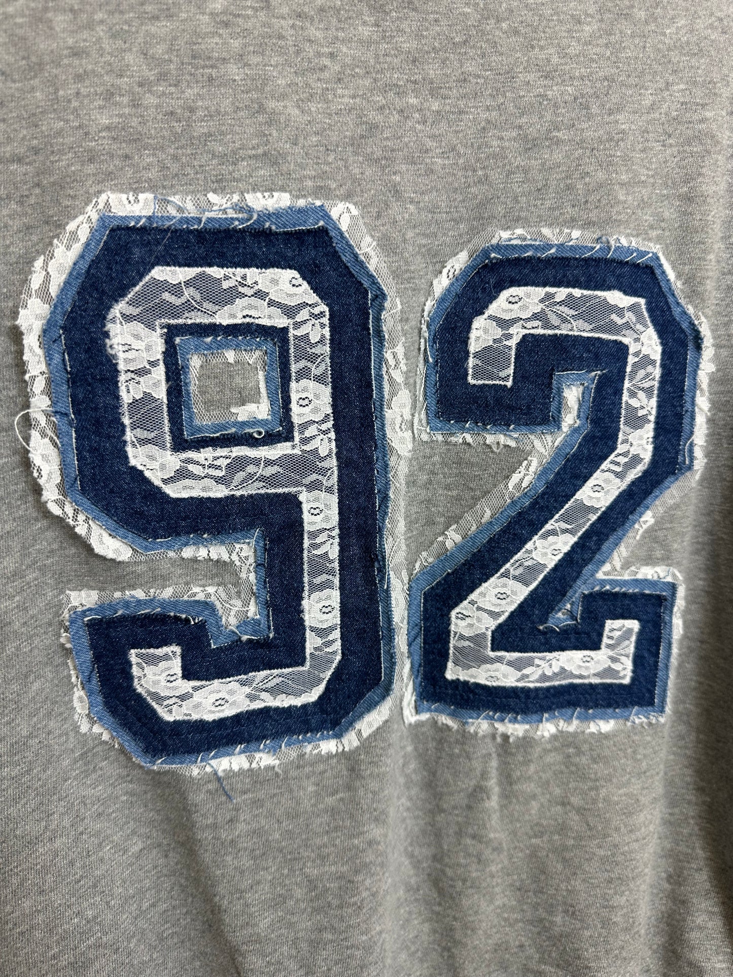 Sweatshirt Crewneck By Pilcro In Blue & Grey, Size: S