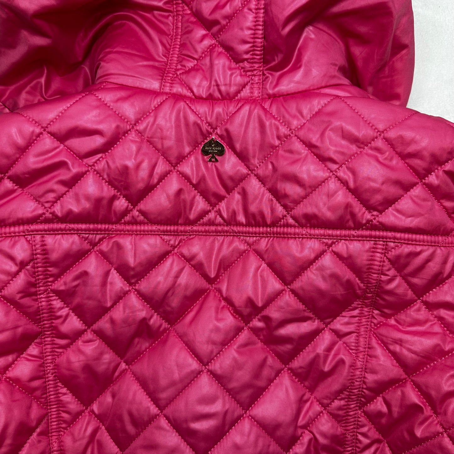 Coat Designer By Kate Spade In Pink, Size: L