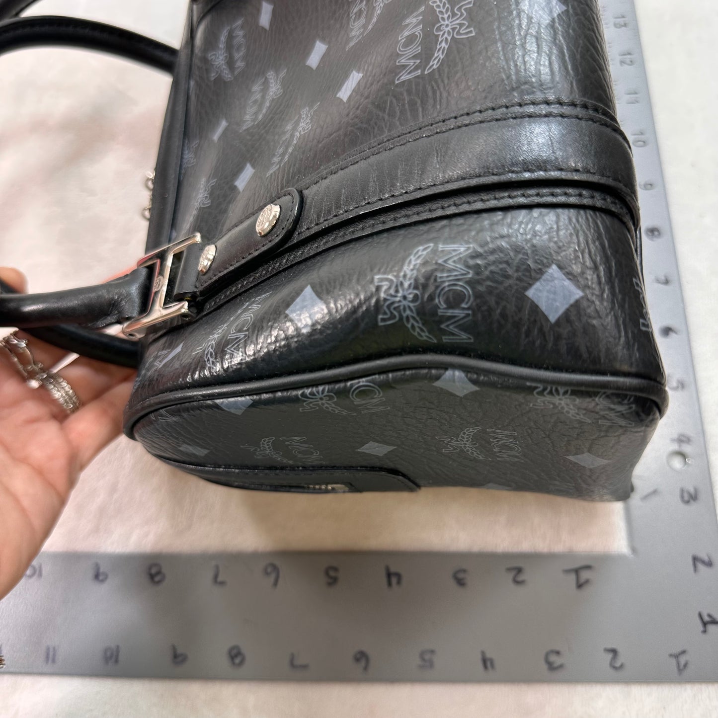 Handbag Luxury Designer By Mcm, Size: Small
