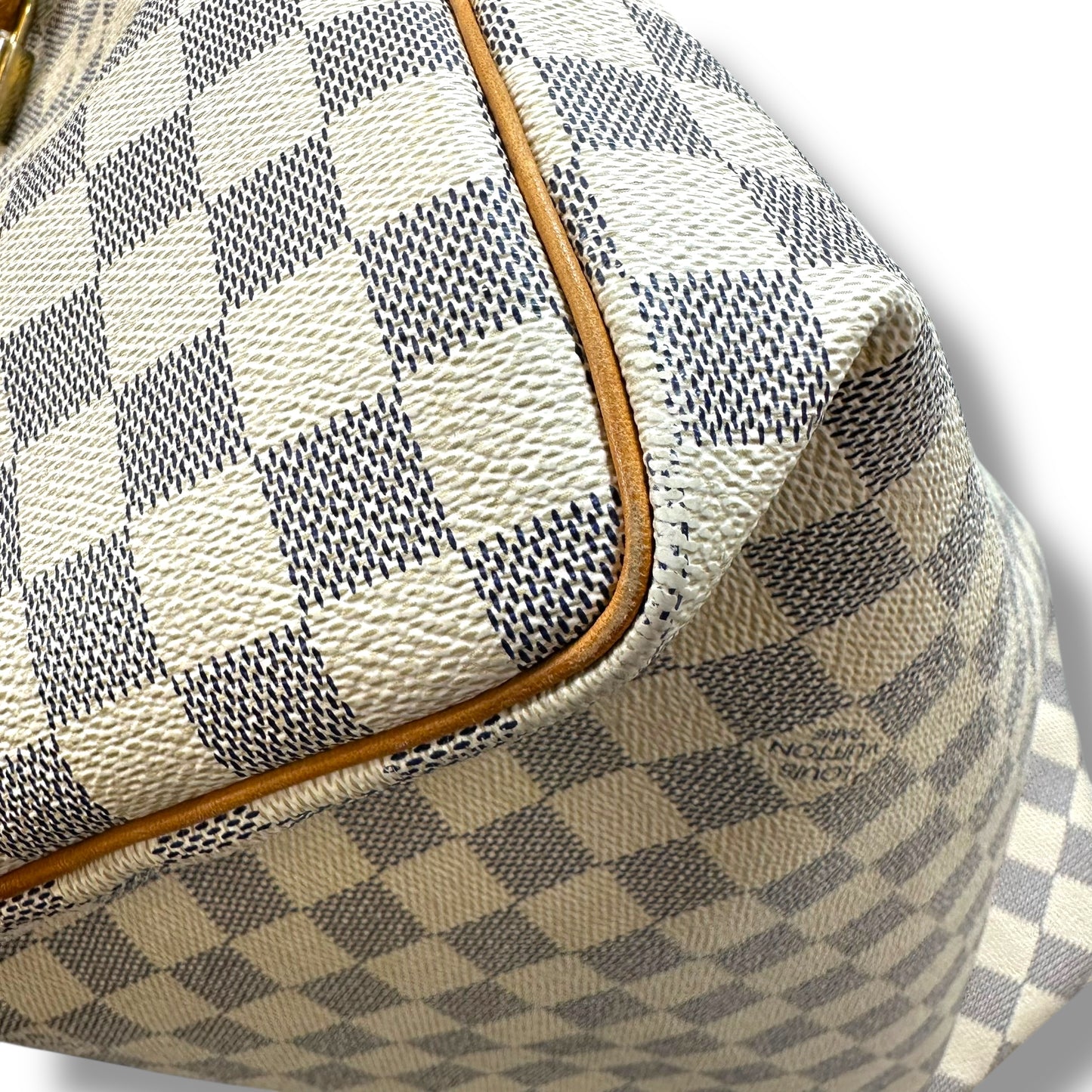 Speedy 35 Handbag Luxury Designer By Louis Vuitton, Size: Large