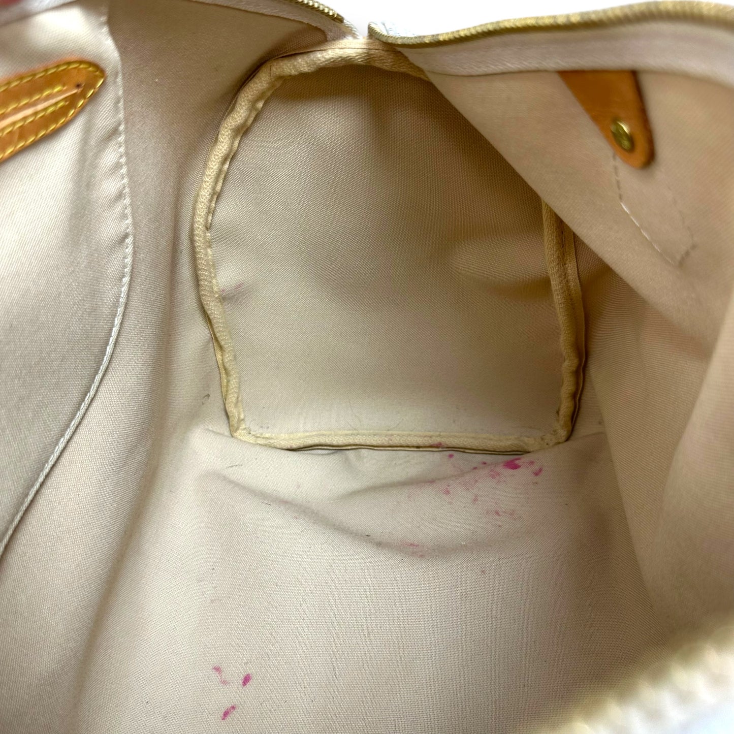 Speedy 35 Handbag Luxury Designer By Louis Vuitton, Size: Large