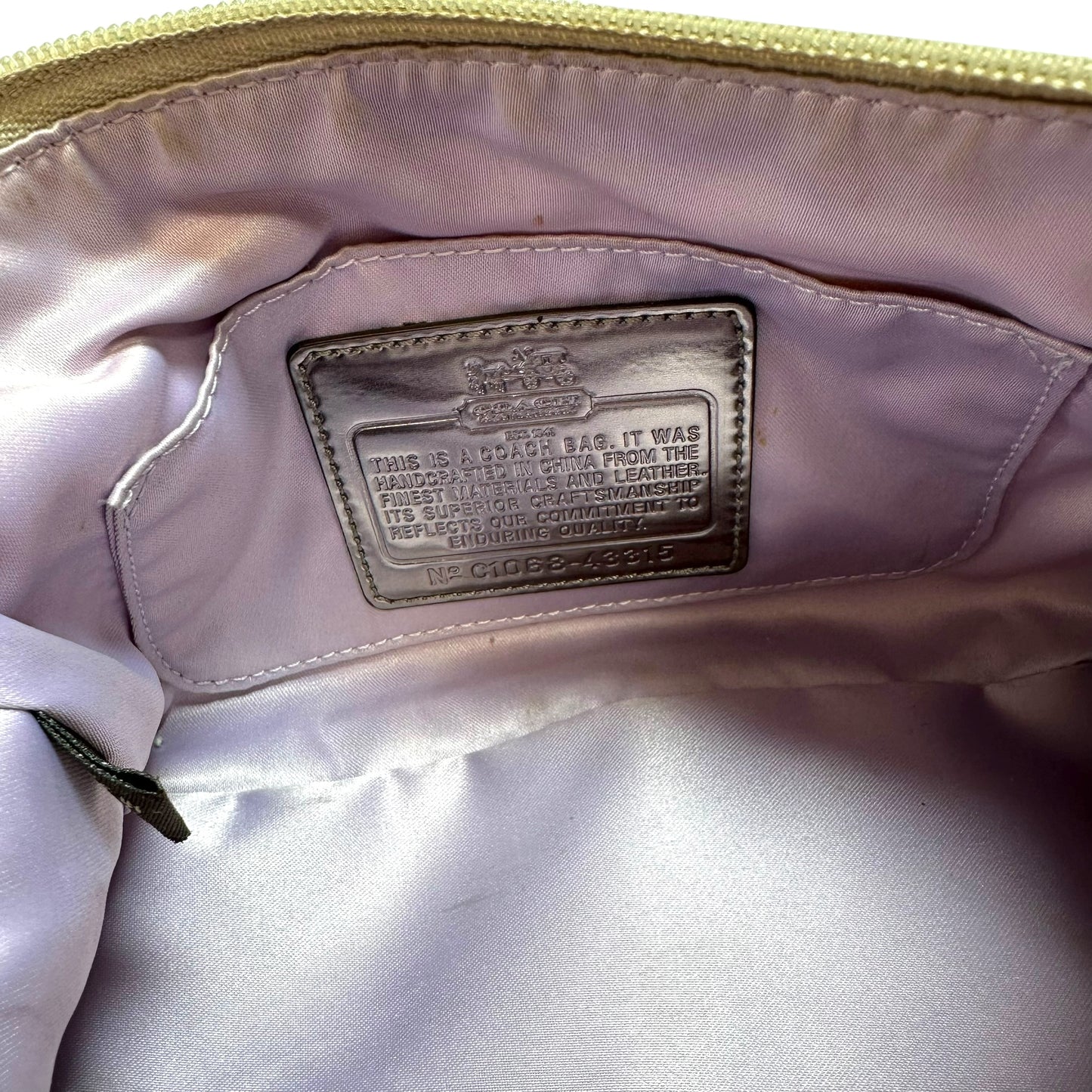 Y2k Handbag Designer By Coach, Size: Small