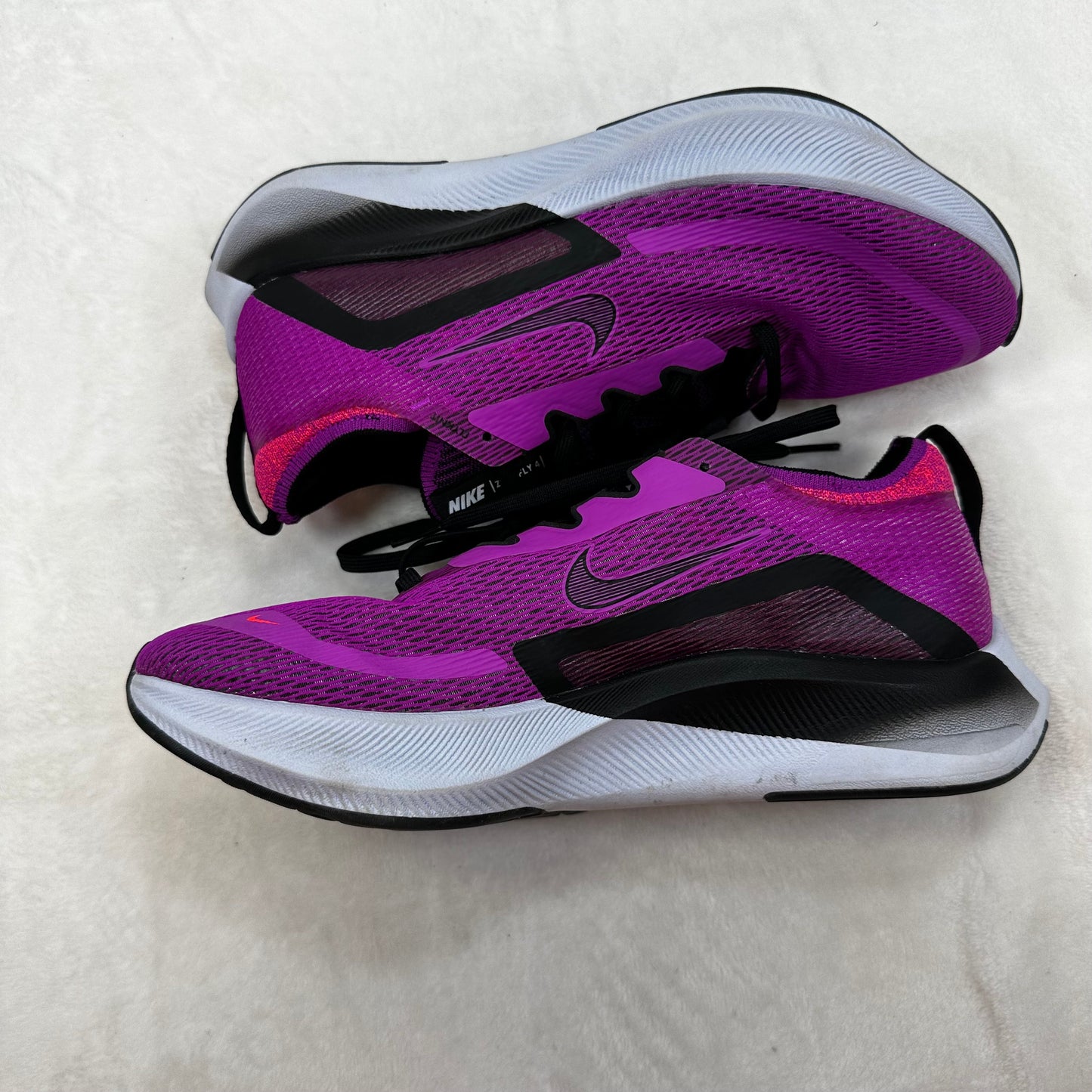 Nike Running Zoom Fly 4 sneakers in hyper violet By Nike, Size: 9.5