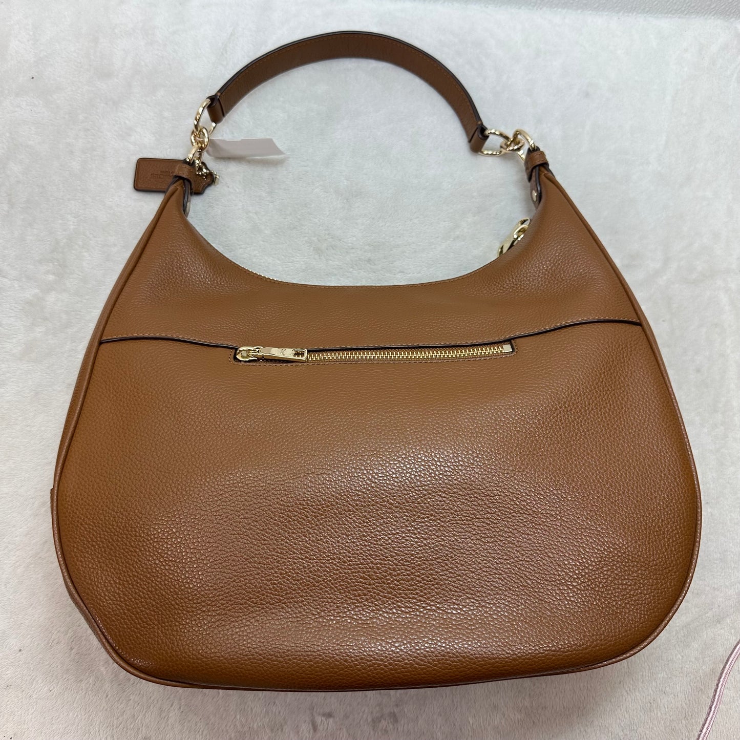 Harley Hobo Bag in pebble leather Designer By Coach, Size: Medium