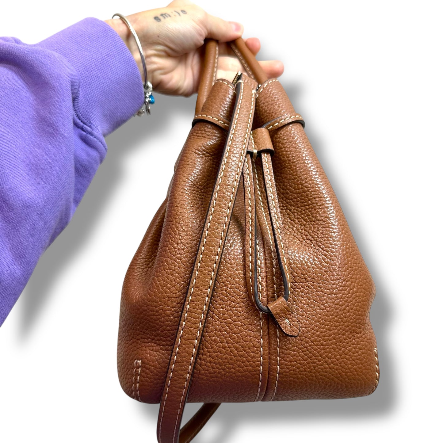 Dumpling Satchel Handbag Designer By Kate Spade, Size: Medium