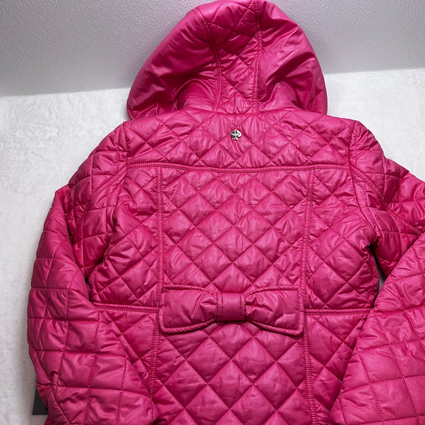 Coat Designer By Kate Spade In Pink, Size: L