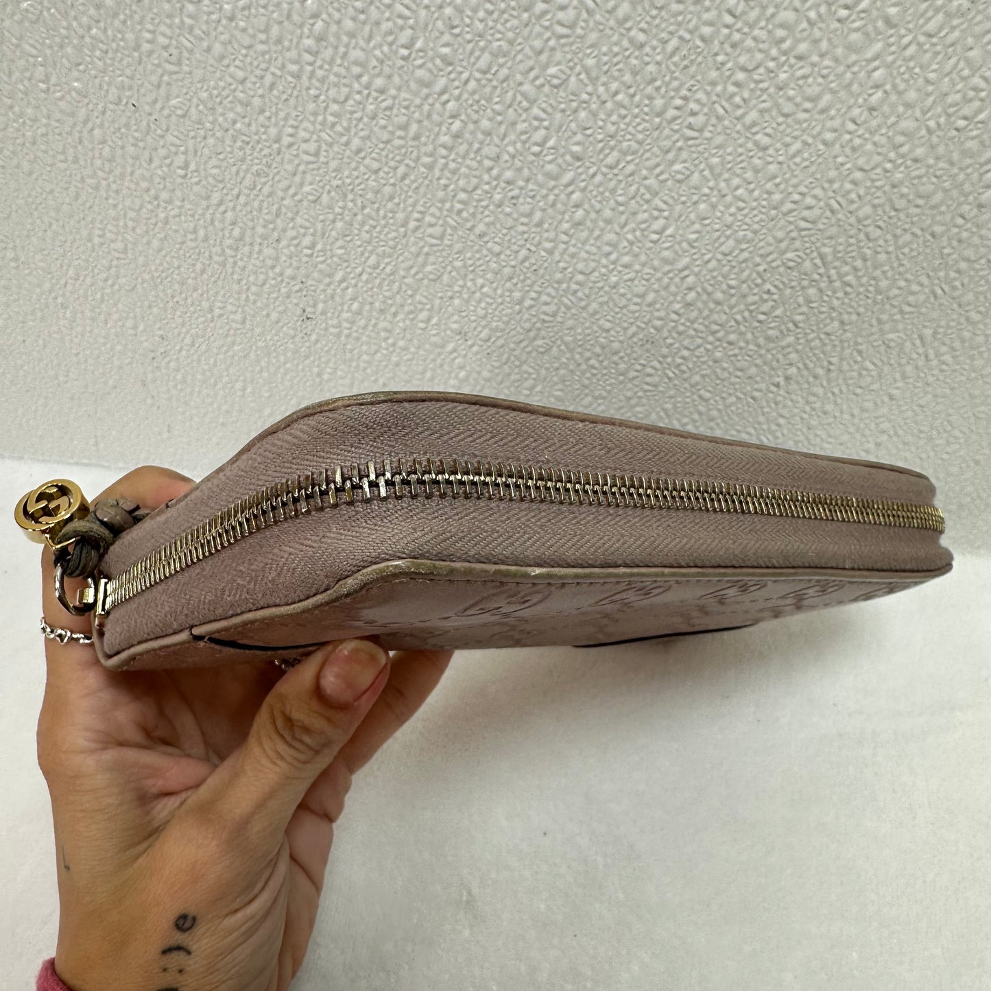 Wallet Luxury Designer By Gucci, Size: Large