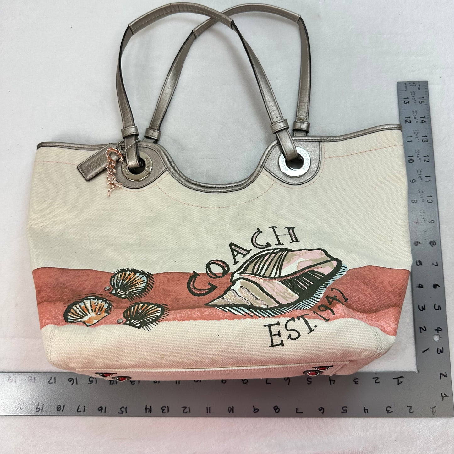 Handbag Designer By Coach, Size: Medium