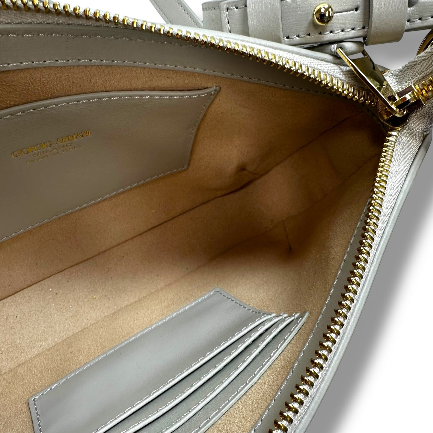 Handbag Luxury Designer By Giorgio Armani, Size: Small