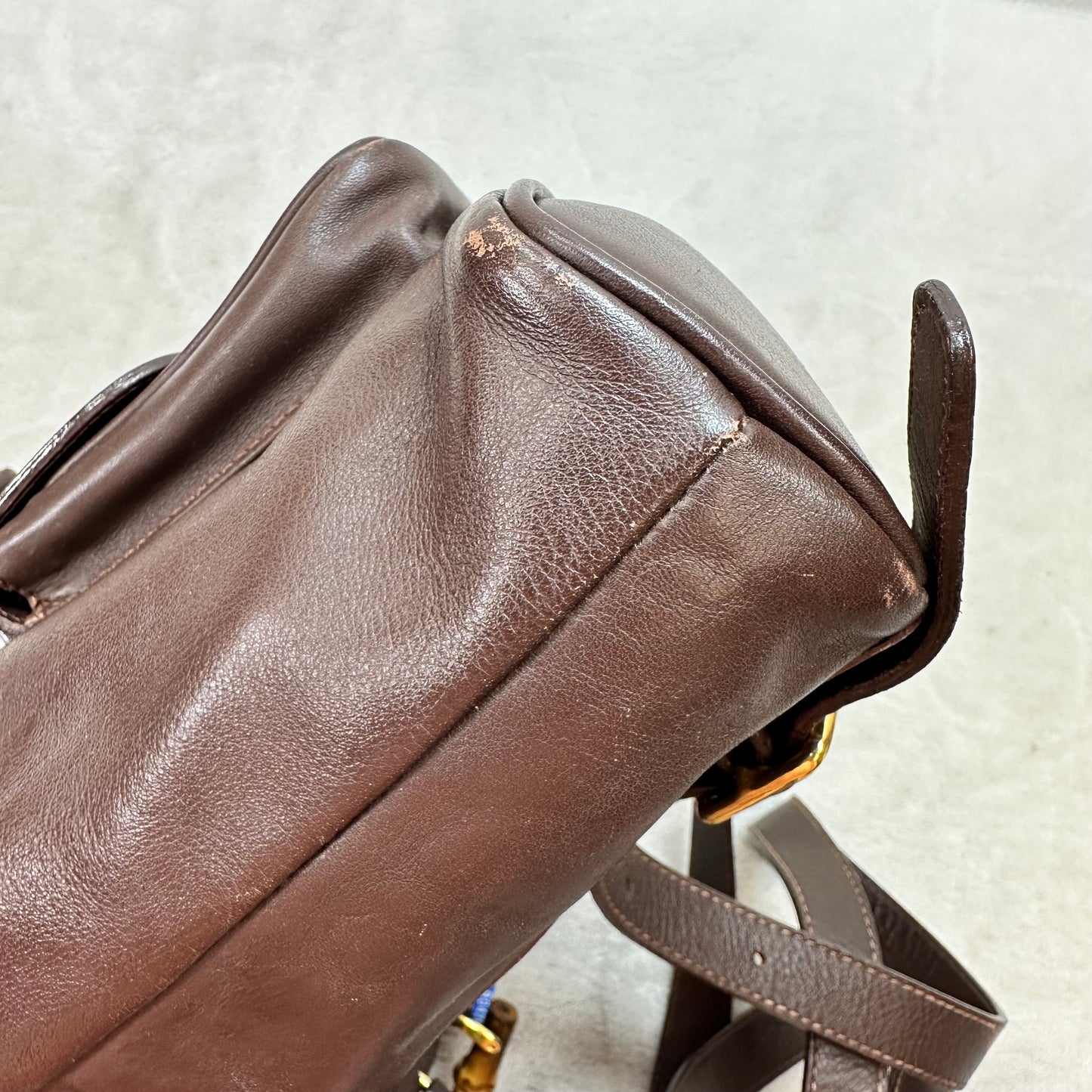 Backpack Luxury Designer By Gucci, Size: Small