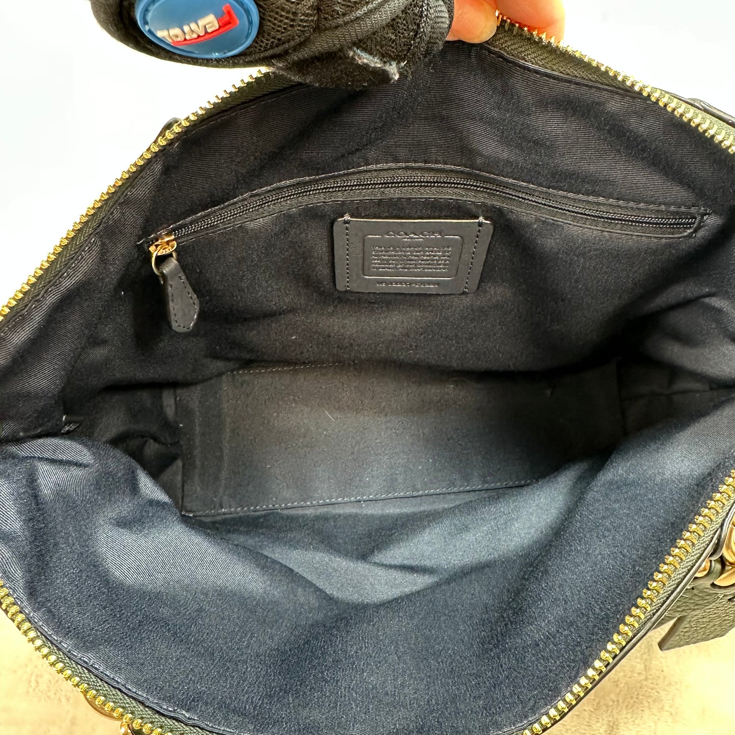 Kacey Satchel Handbag Designer By Coach, Size: Medium